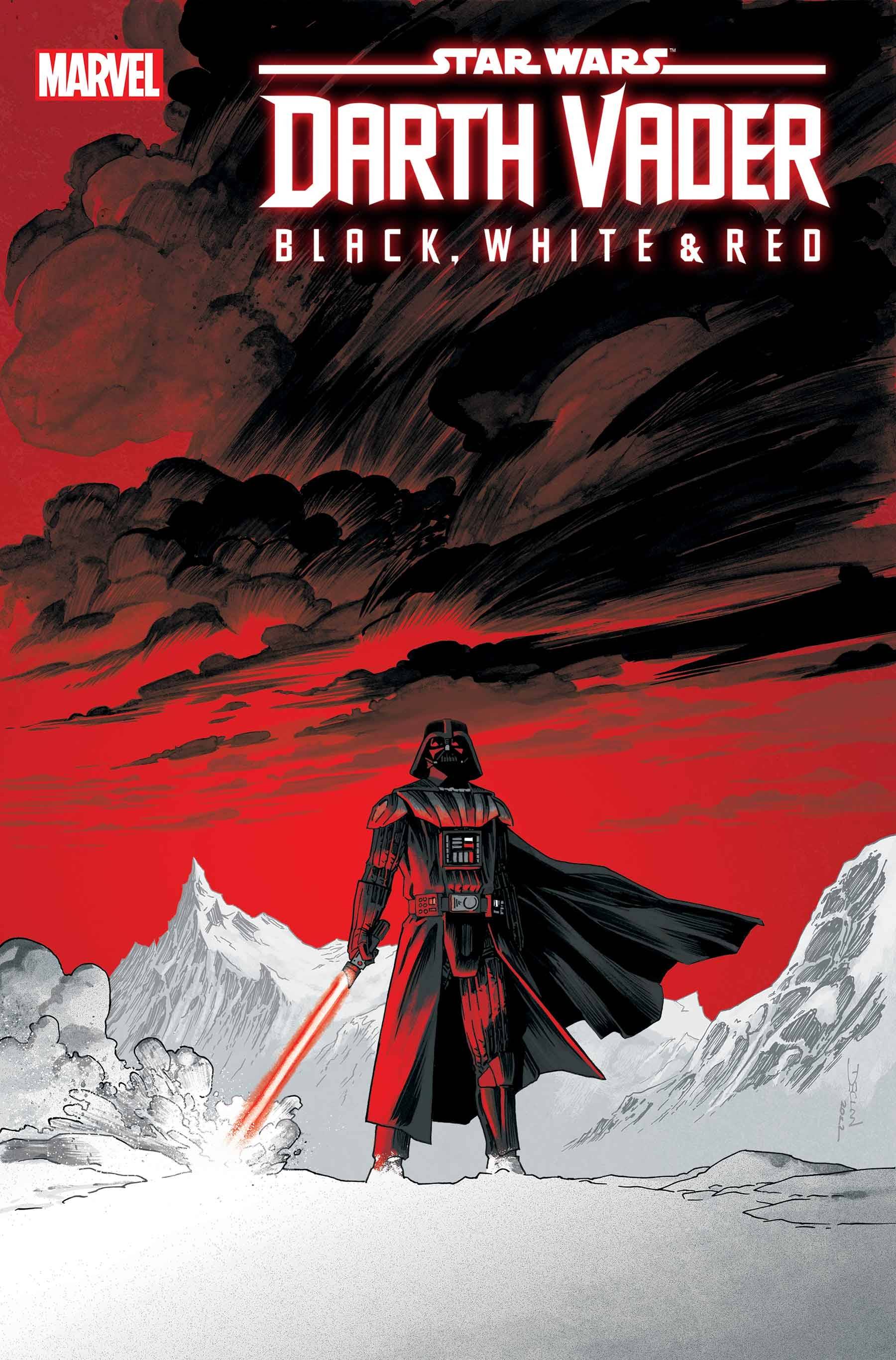 STAR WARS DARTH VADER BLACK WHITE AND RED #2 1:25 INCV SH