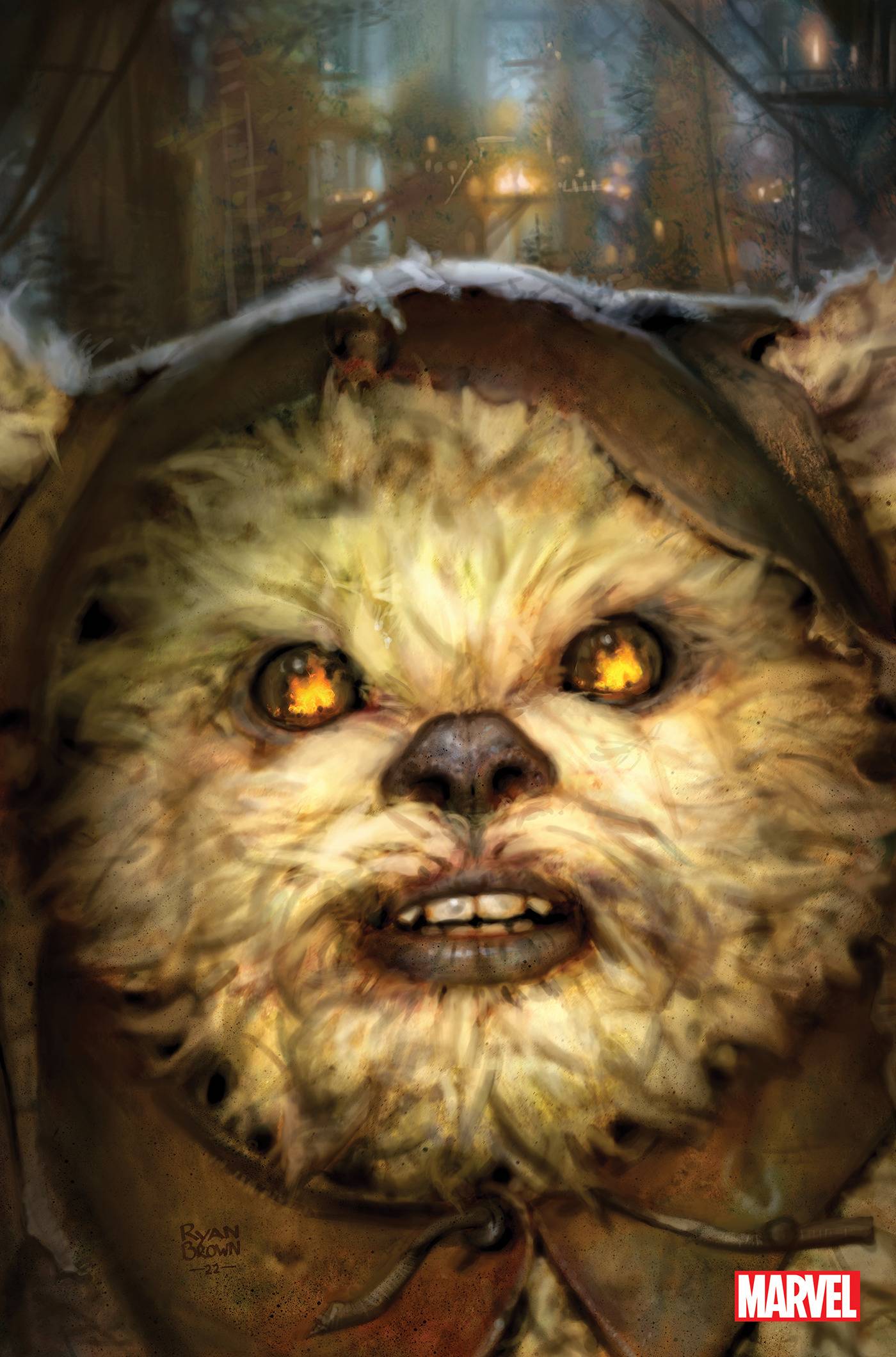 STAR WARS RETURN OF THE JEDI EWOKS #1 1:100 BROWN VIR VAR