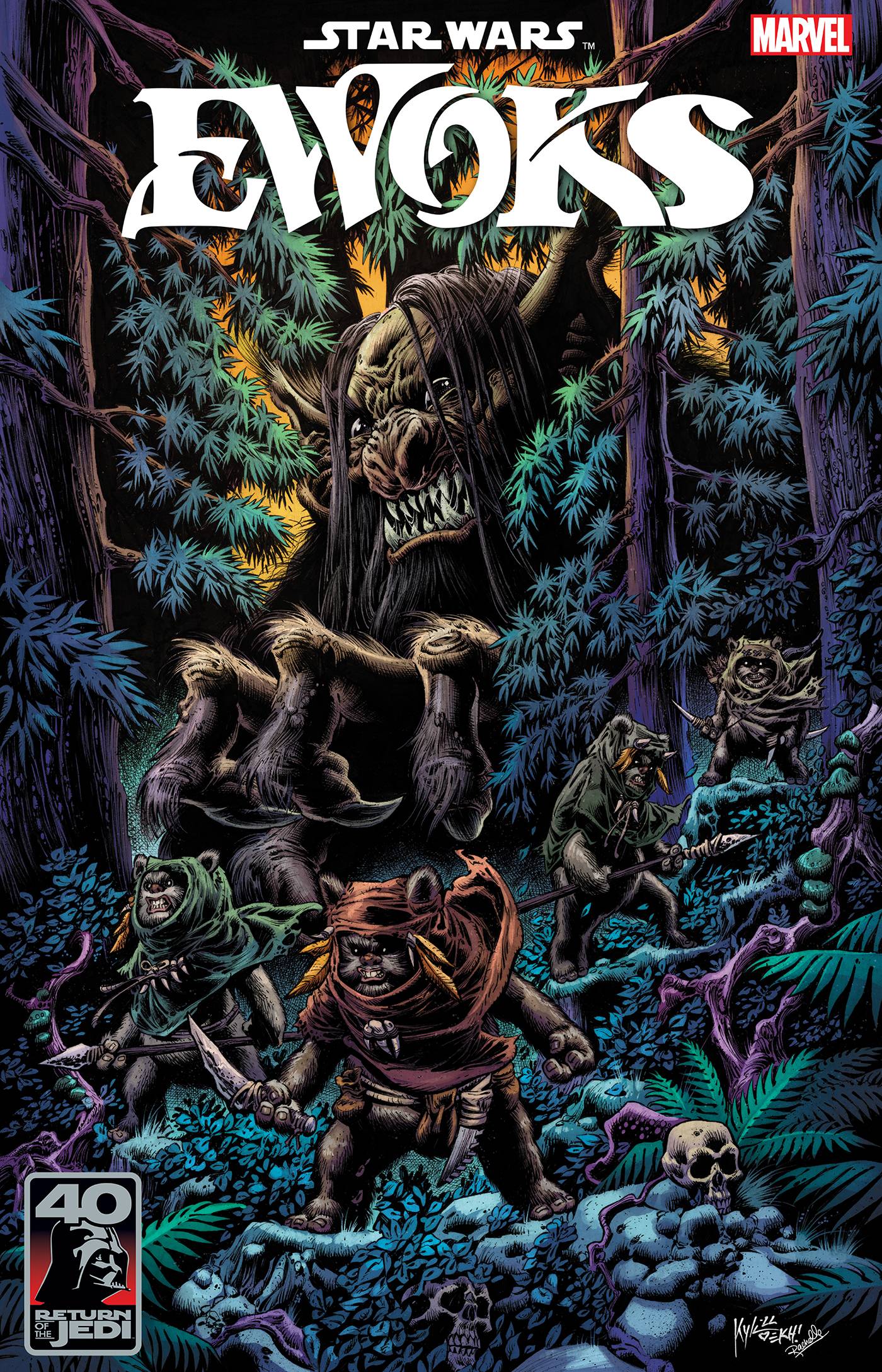 STAR WARS RETURN OF THE JEDI EWOKS #1 1:25 INCV HOTZ VAR