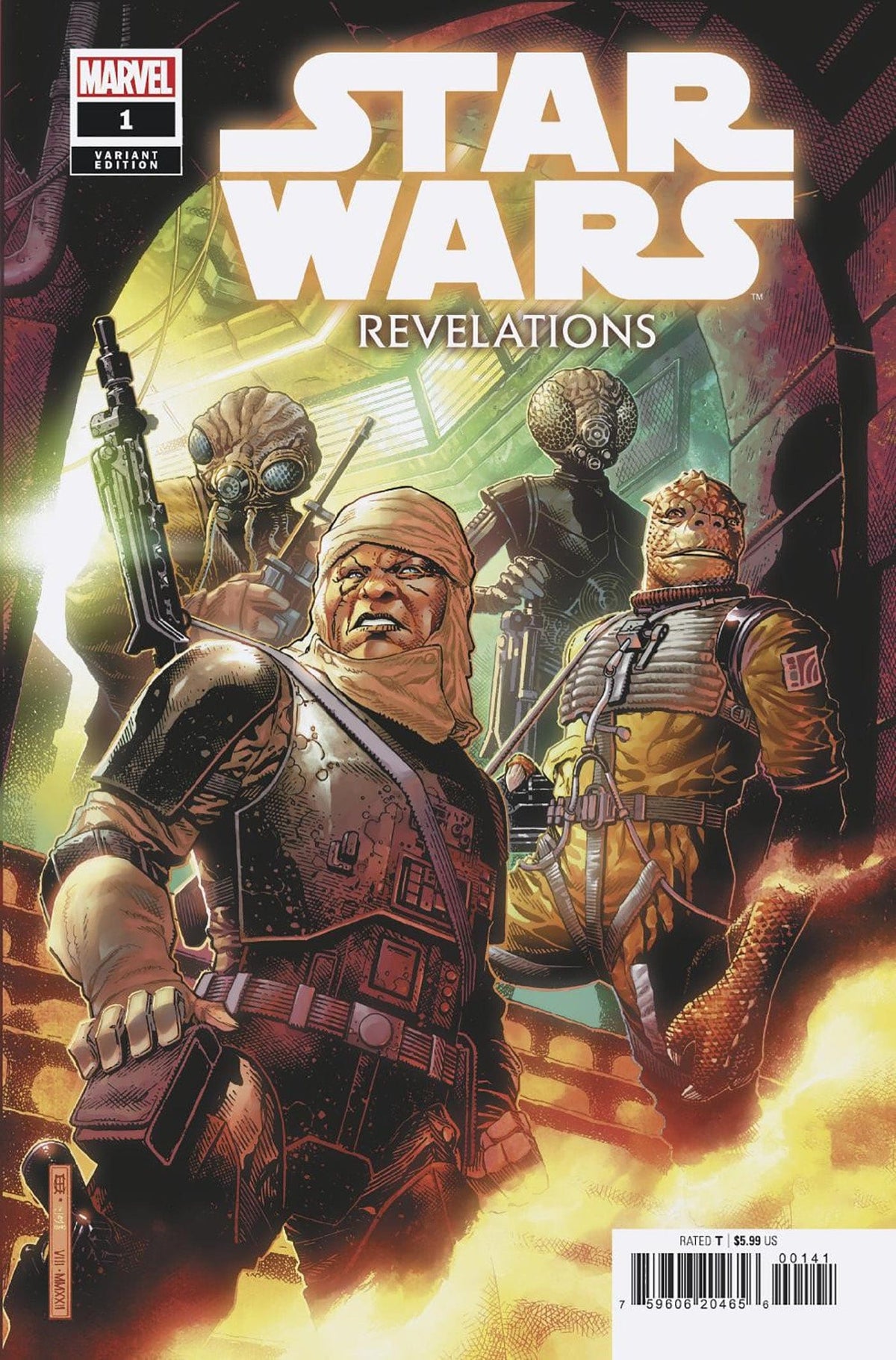 Marvel Comic Books > Incentives STAR WARS REVELATIONS #1 1:50  INCV CHEUNG VAR 75960620465600141 SEP221080