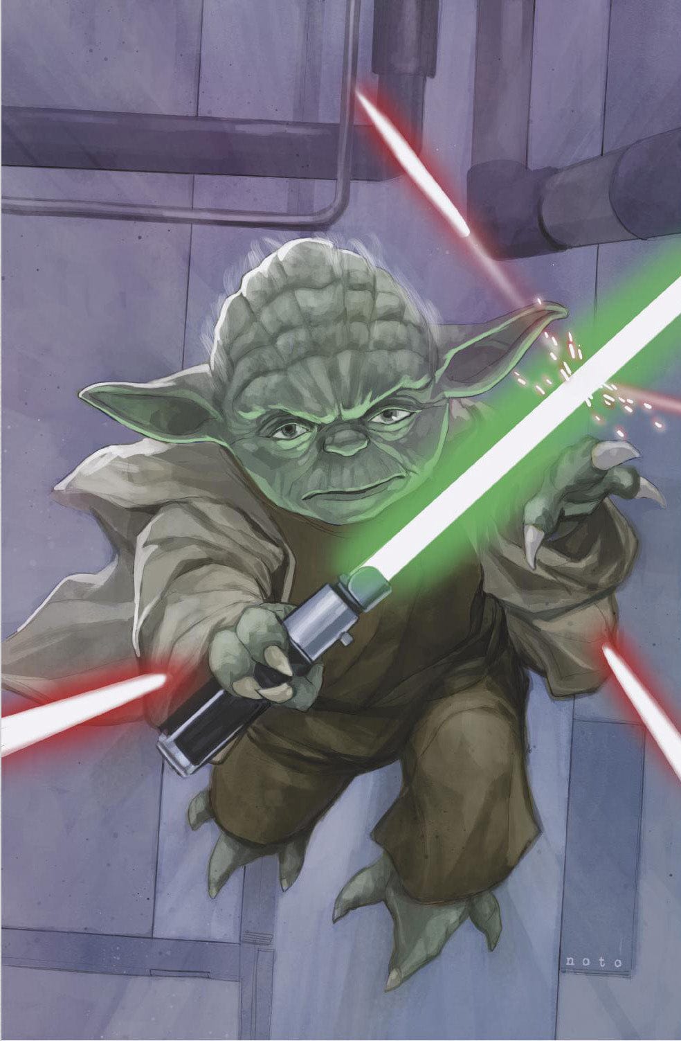 STAR WARS YODA #1 1:100  INCV NOTO VIRGIN VAR - Third Eye