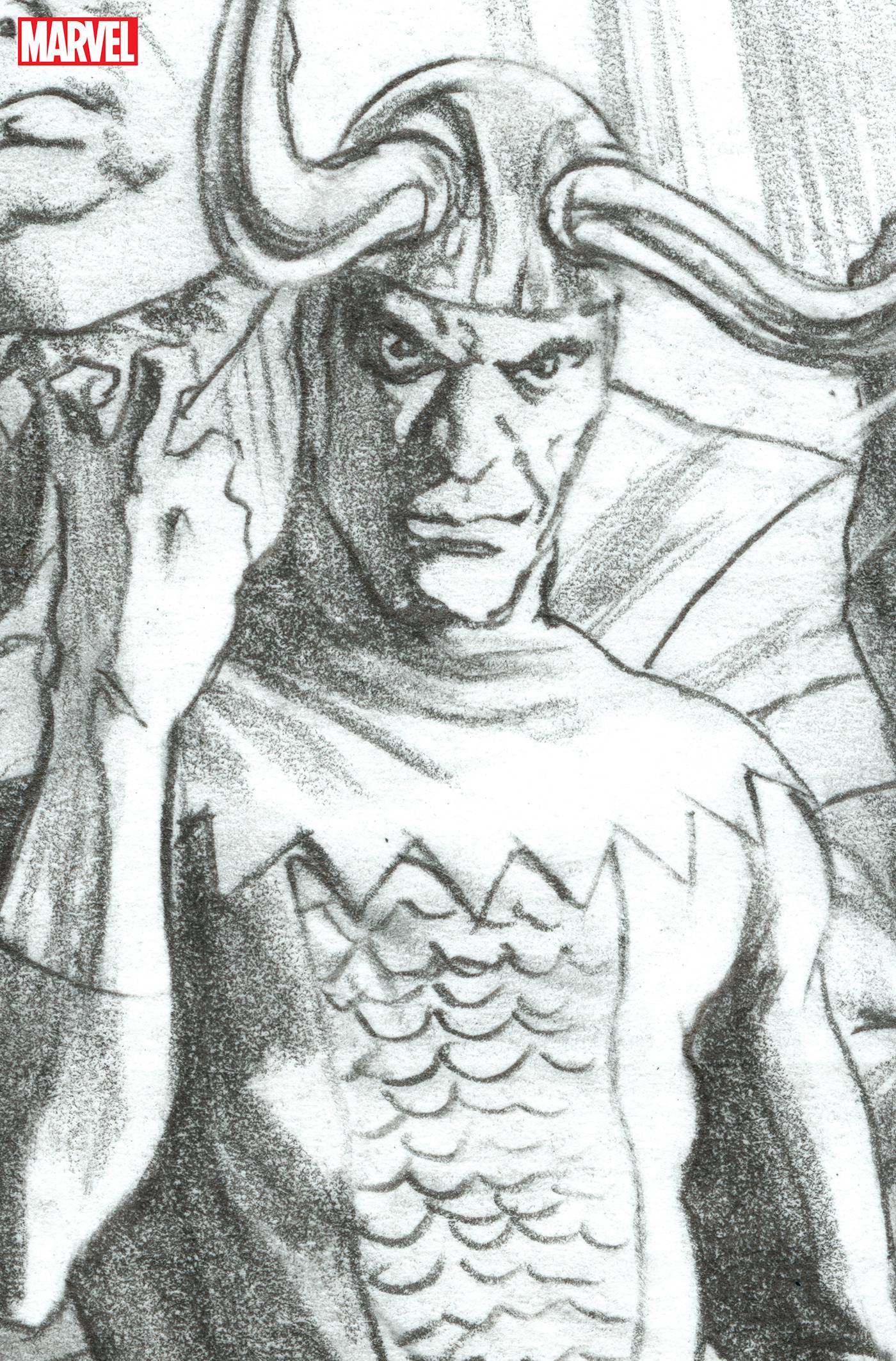 THOR #33 1:100 INCV ROSS TIMELESS LOKI VIRGIN SKETCH VAR