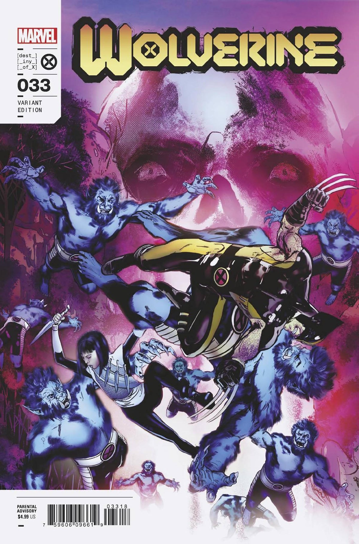 Marvel Comic Books > Incentives WOLVERINE #33 1:25 INCV JIMENEZ VAR 75960609661903318 MAR230781