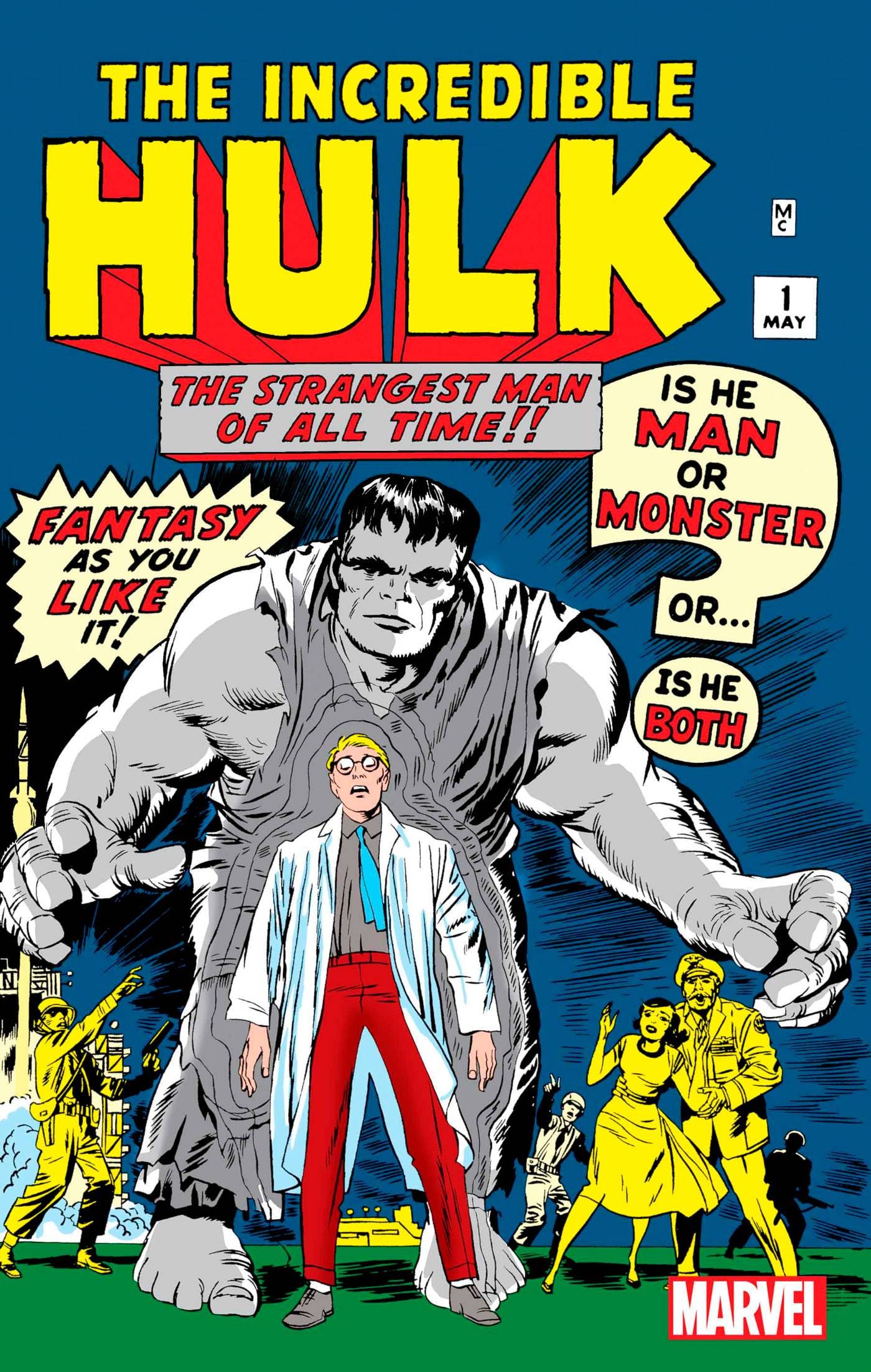 INCREDIBLE HULK #1 FACSIMILE EDITION NEW PTG