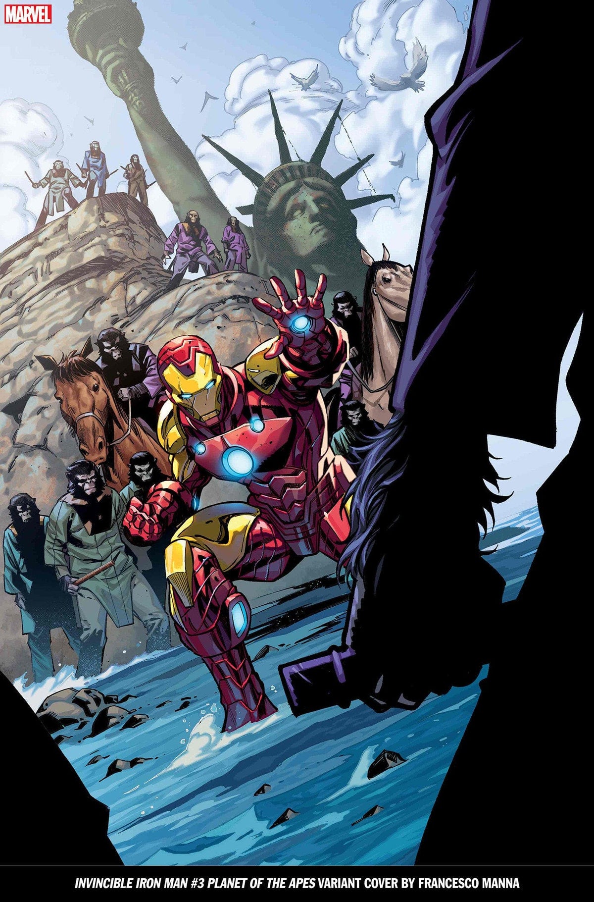 INVINCIBLE IRON MAN #3 MANNA PLANET OF THE APES VAR - Third Eye
