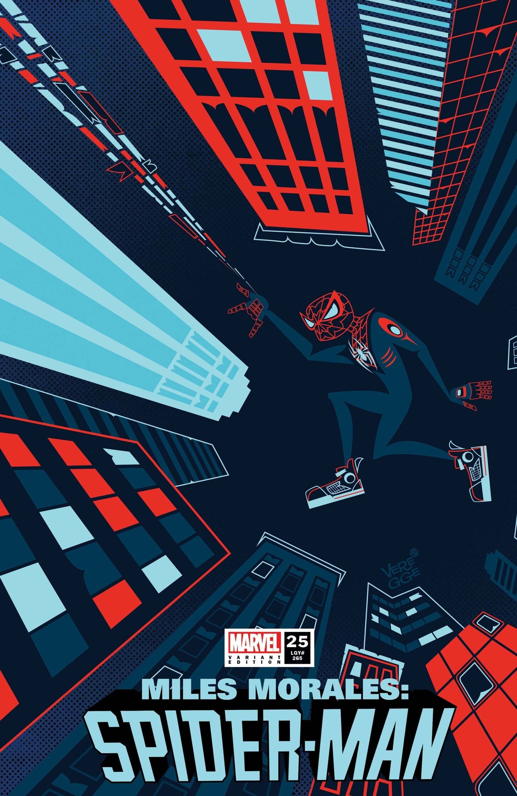 MILES MORALES SPIDER-MAN #25 VEREGGE VAR