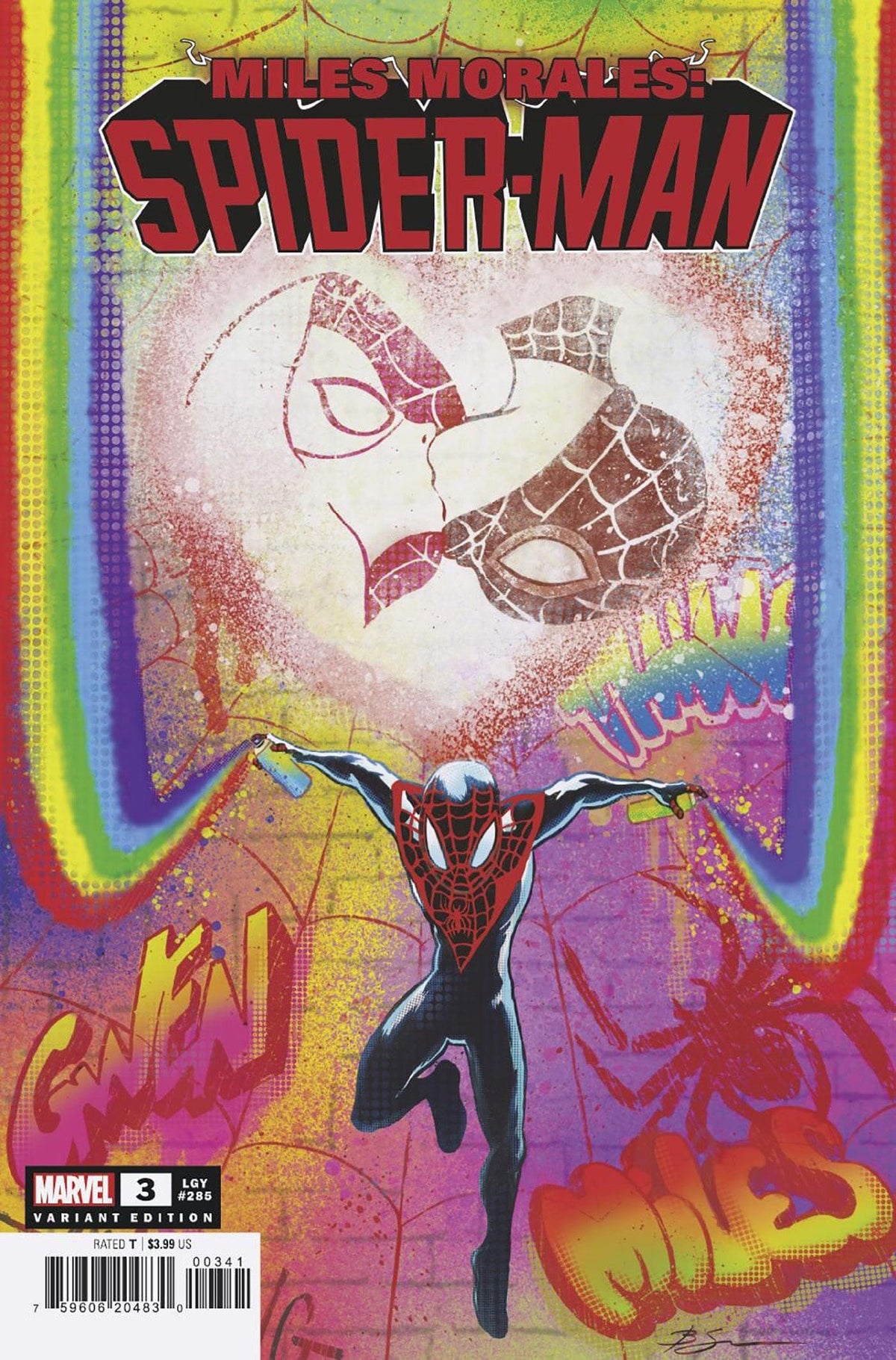 Marvel Comic Books MILES MORALES SPIDER-MAN #3 GRAFFITI VAR 75960620483000341 NOV220983