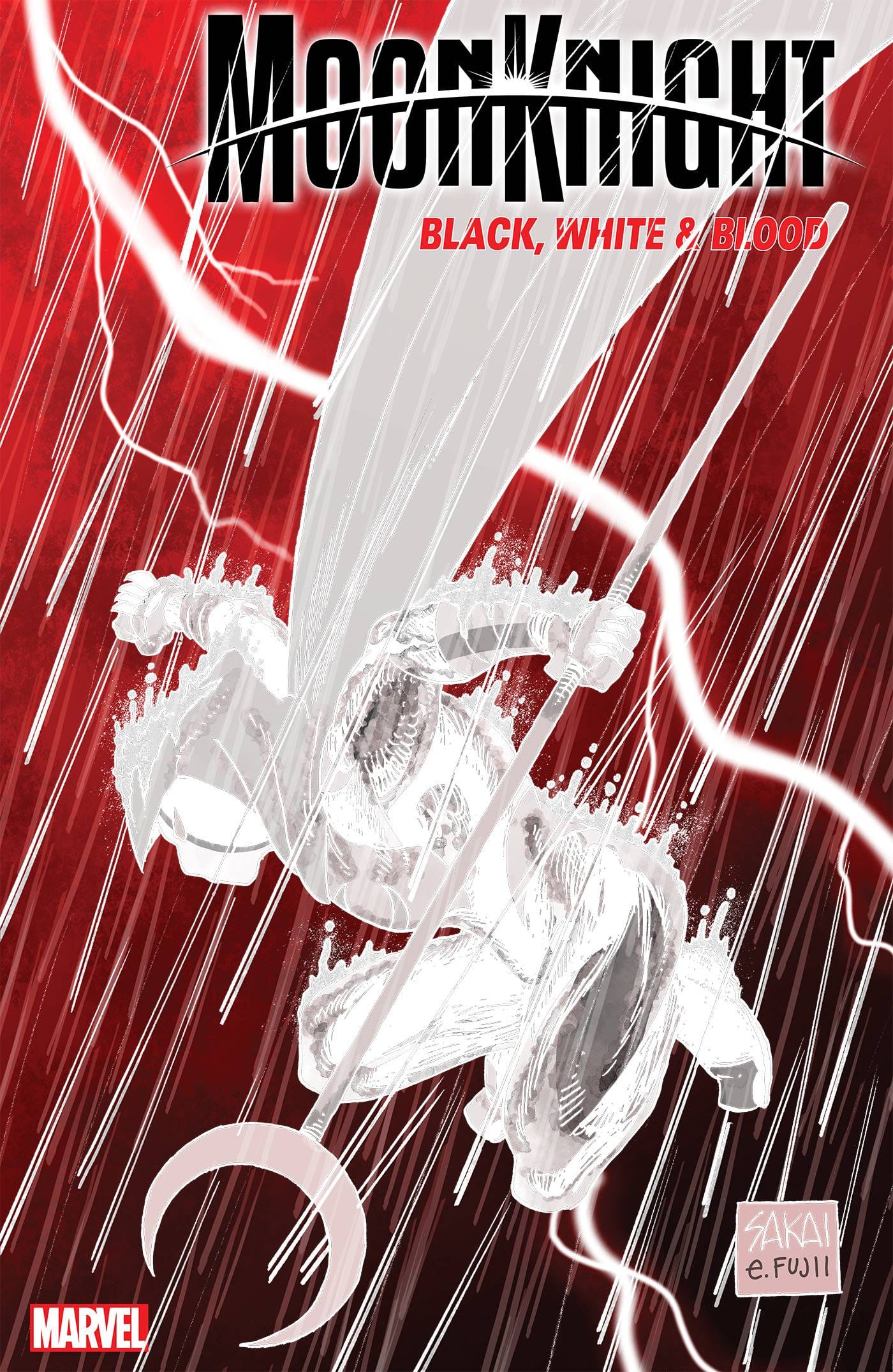 MOON KNIGHT BLACK WHITE BLOOD #1 (OF 4) LOZANO VAR