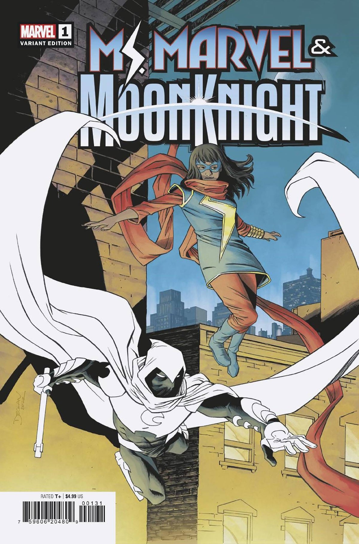 MS MARVEL AND MOON KNIGHT #1 SHALVEY VAR - Third Eye