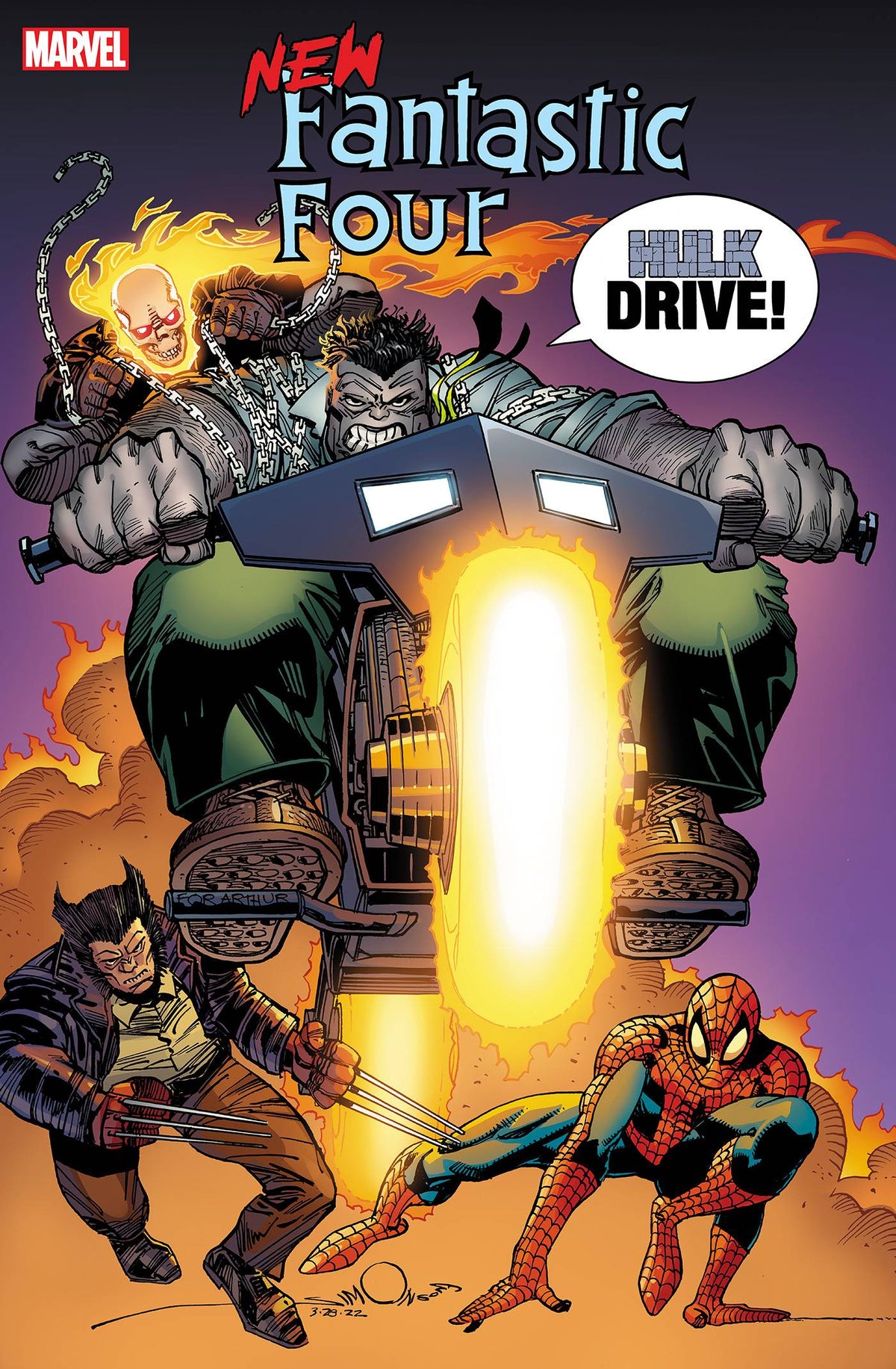 Marvel Comic Books > Incentives NEW FANTASTIC FOUR #1 (OF 5) 1:25 INCV SIMONSON VAR 75960620171600131 MAR220924