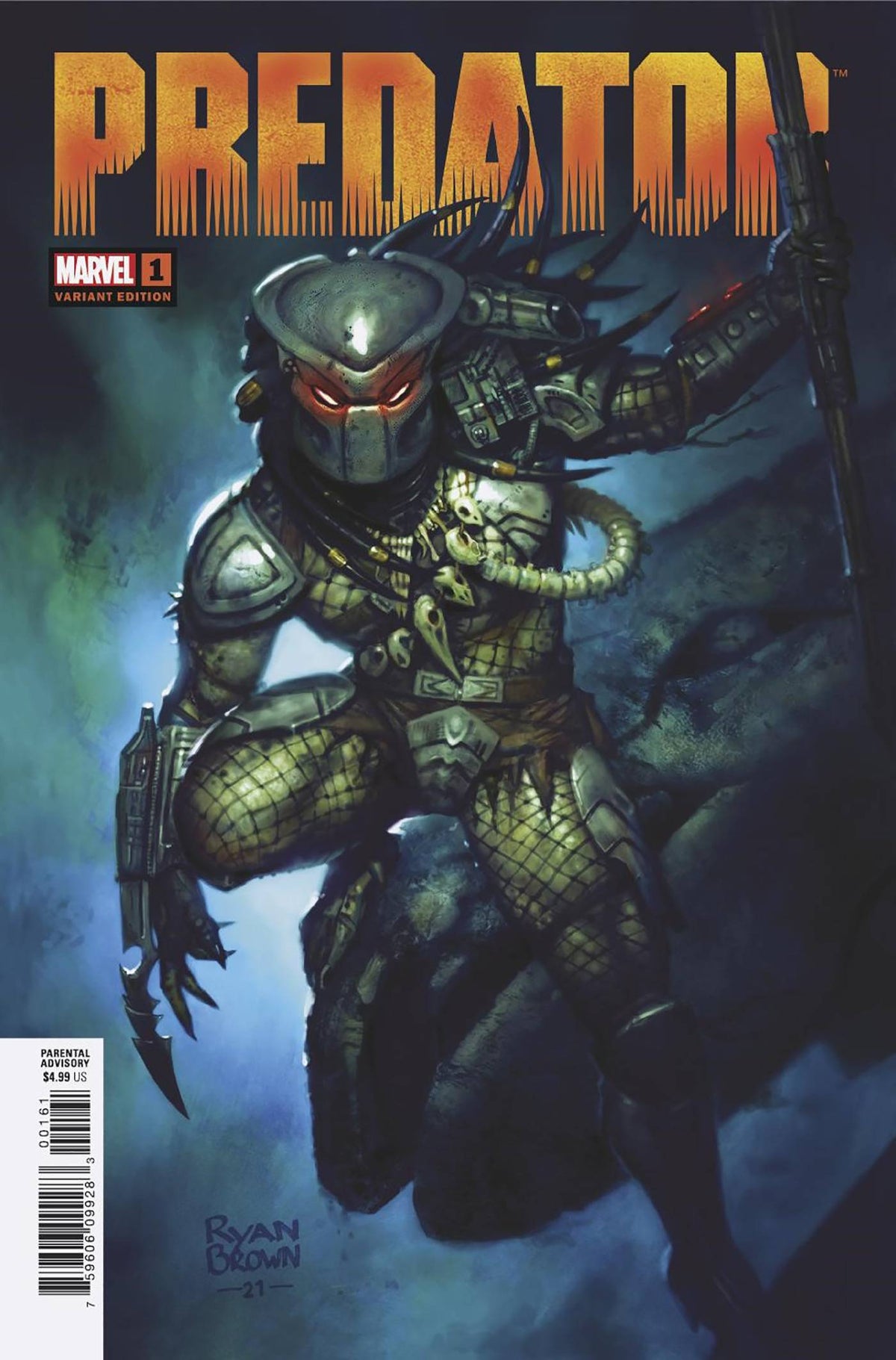 Marvel Comic Books > Incentives PREDATOR #1 1:25 INCV BROWN VAR 75960609928300161 MAY220979