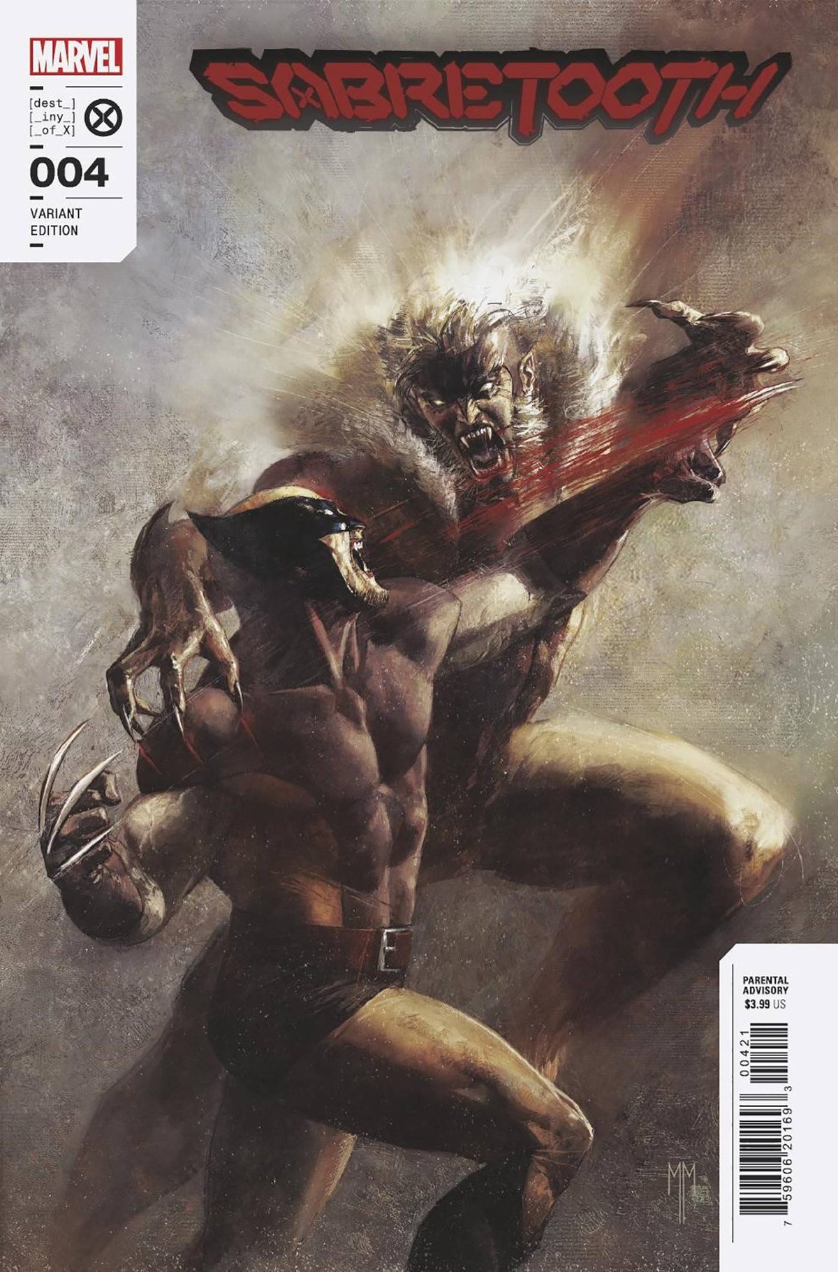 Marvel Comic Books SABRETOOTH #4 (OF 5) MASTRAZZO VAR 75960620169300421 MAR221014