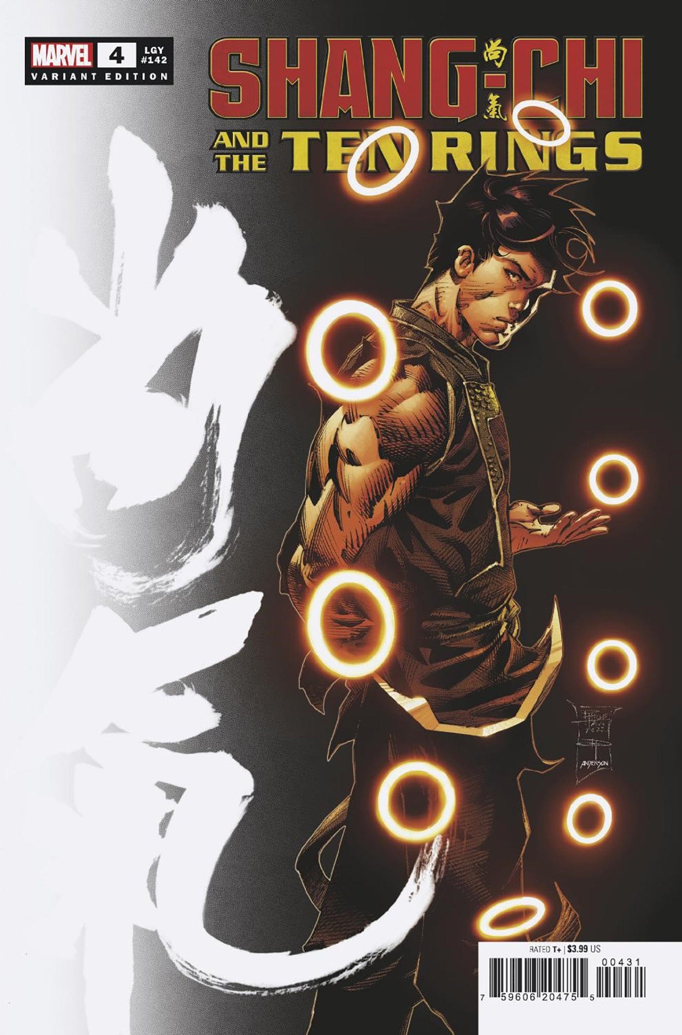 SHANG-CHI AND TEN RINGS #4 TAN VAR