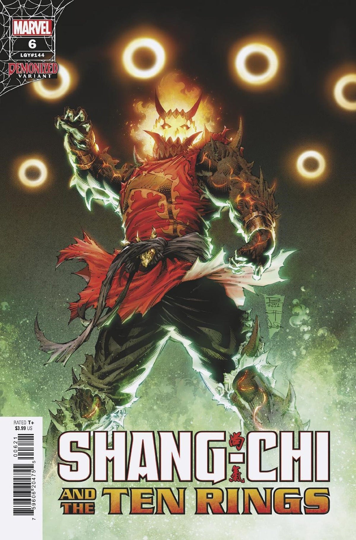 Marvel Comic Books SHANG-CHI AND TEN RINGS #6 DEMONIZED VAR 75960620475500621 OCT220965