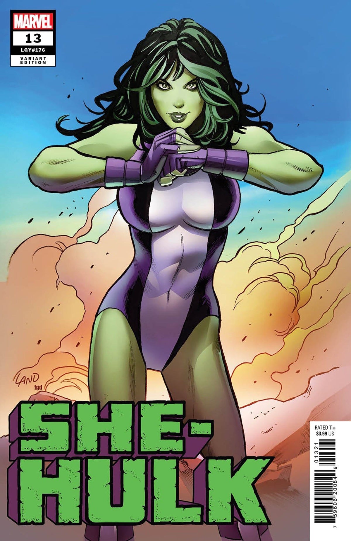 SHE-HULK #13 LAND VAR