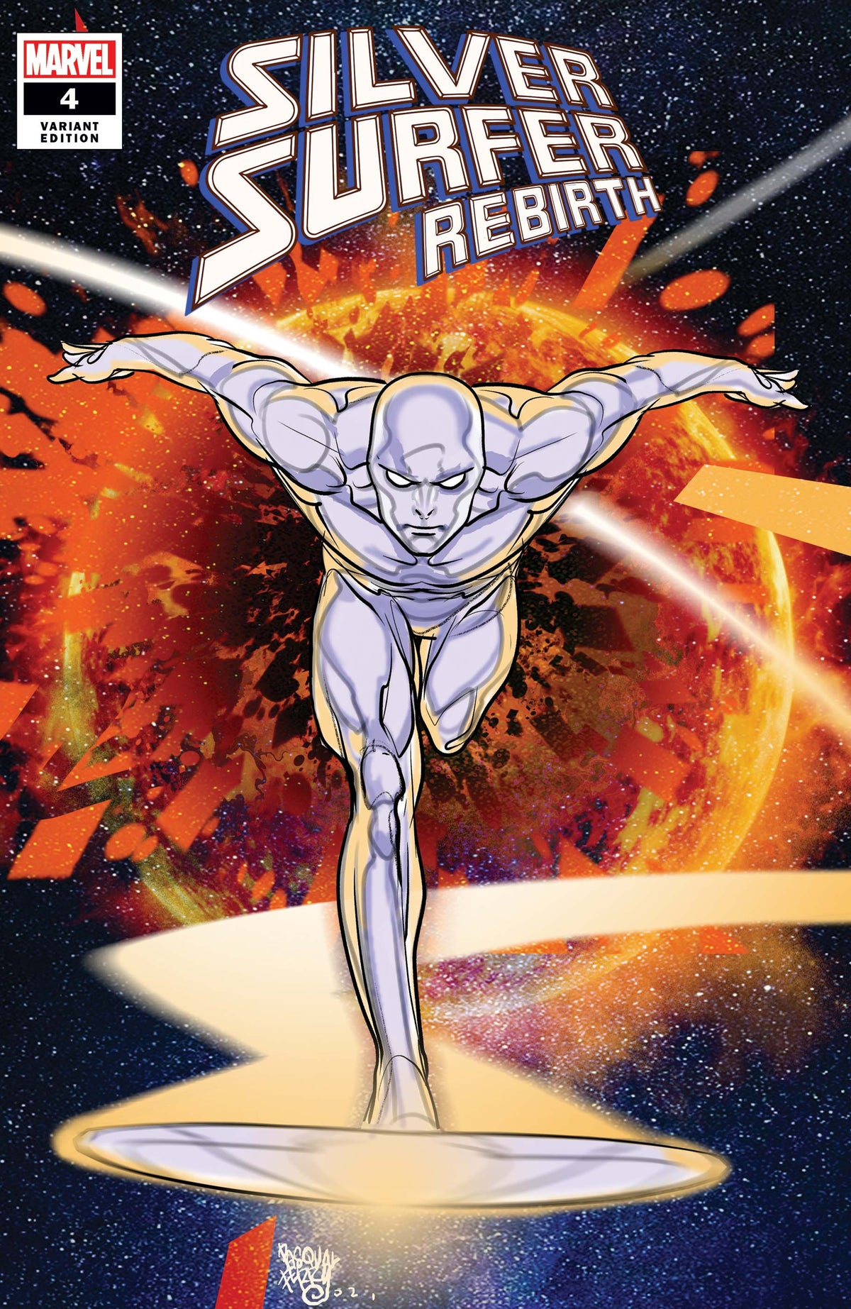 SILVER SURFER REBIRTH #4 (OF 5) FERRY VAR - Third Eye