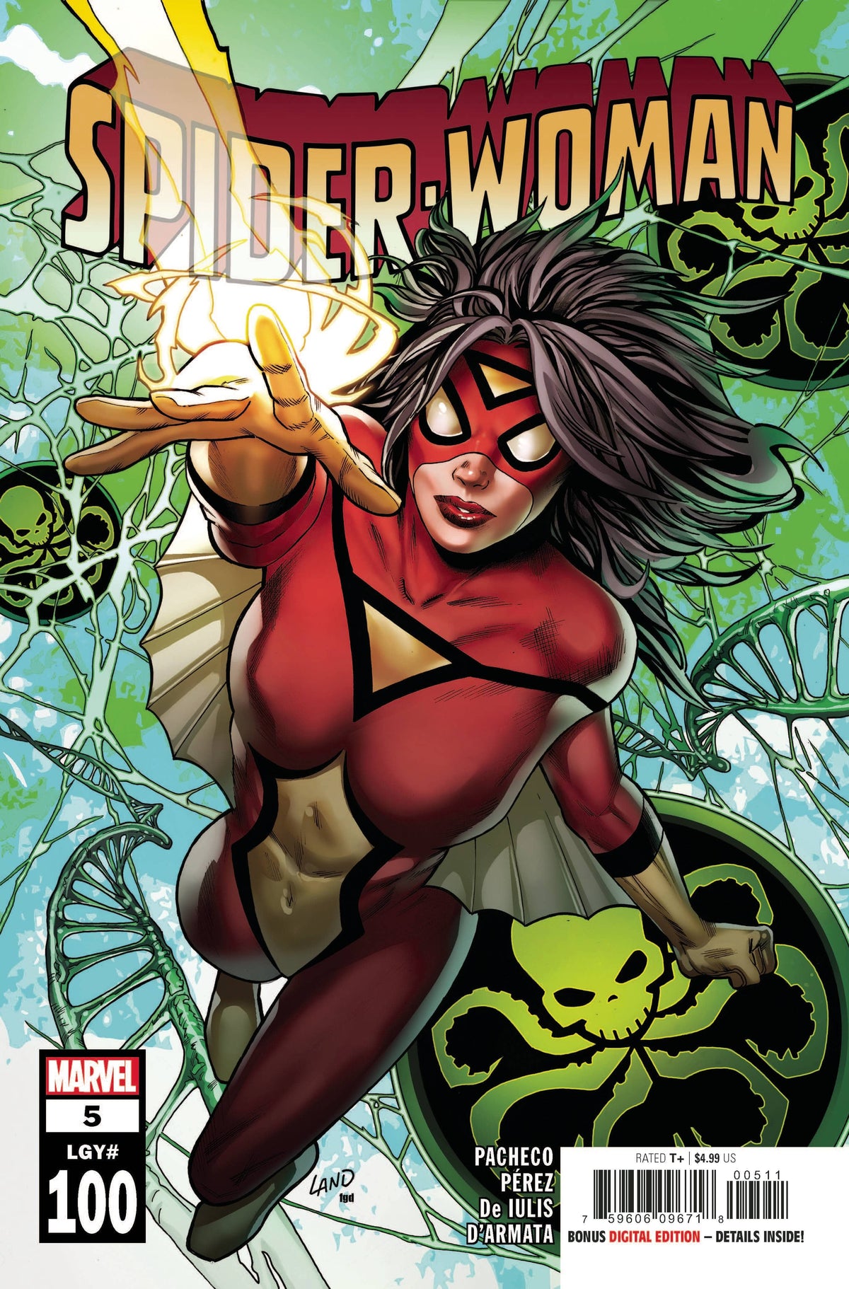 SPIDER-WOMAN #5 GREG LAND CVR - Third Eye