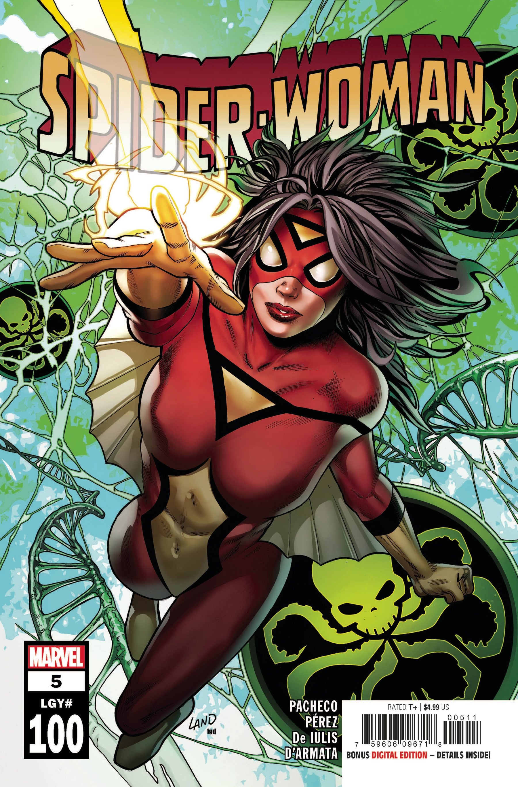 SPIDER-WOMAN #5 GREG LAND CVR