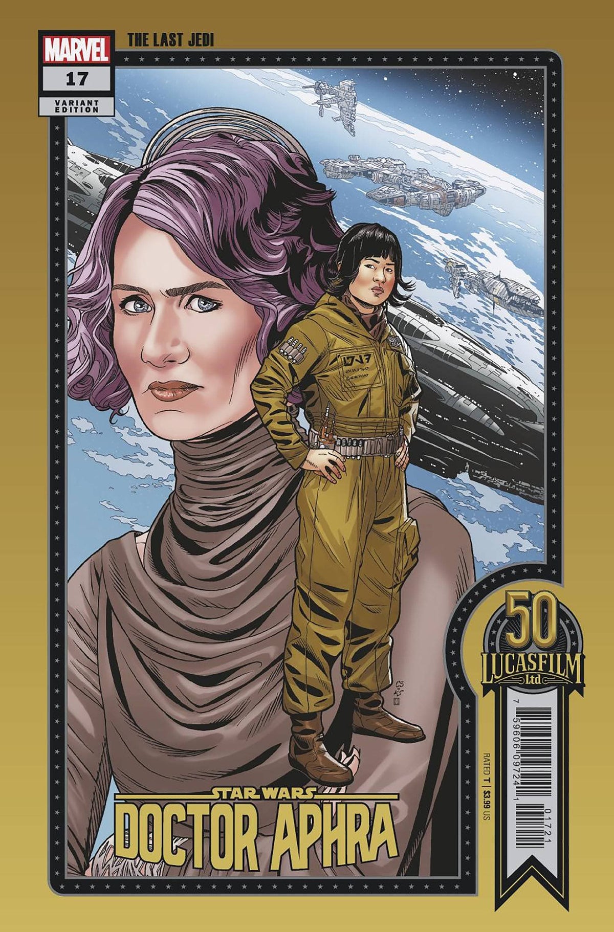 STAR WARS DOCTOR APHRA #17 SPROUSE LUCASFILM 50TH VAR - Third Eye