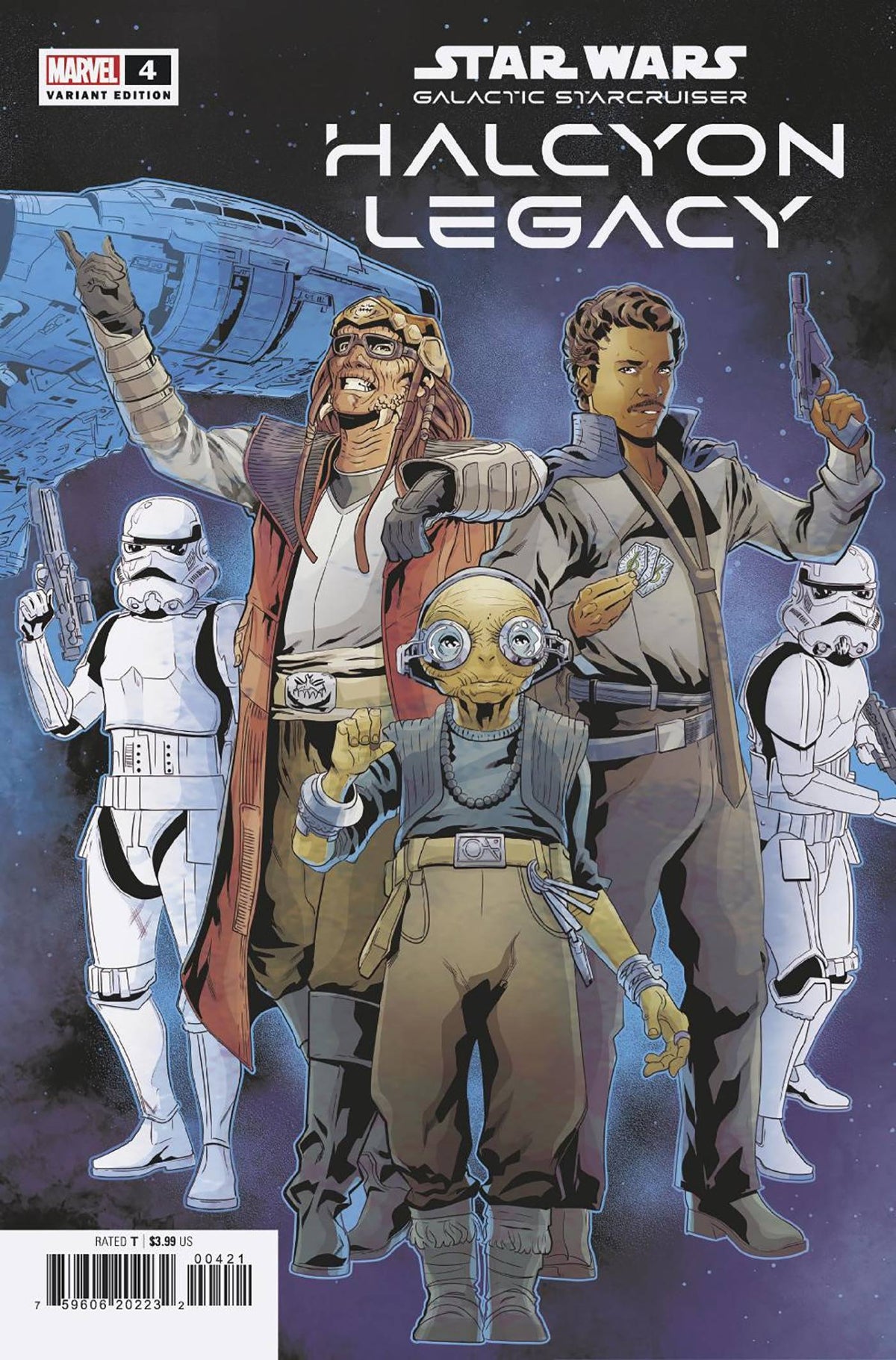 Marvel Comic Books STAR WARS HALCYON LEGACY #4 (OF 5) SLINEY CONNECTING VAR 75960620223200421 FEB221015