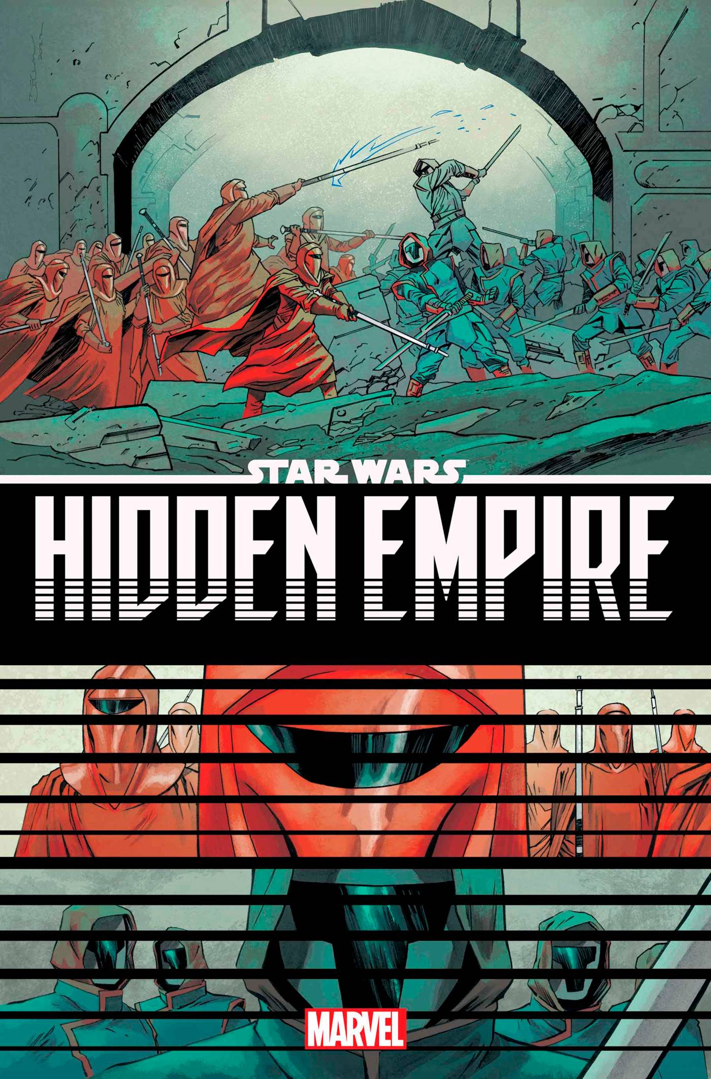 STAR WARS HIDDEN EMPIRE #4 (OF 5) SHALVEY BATTLE VAR