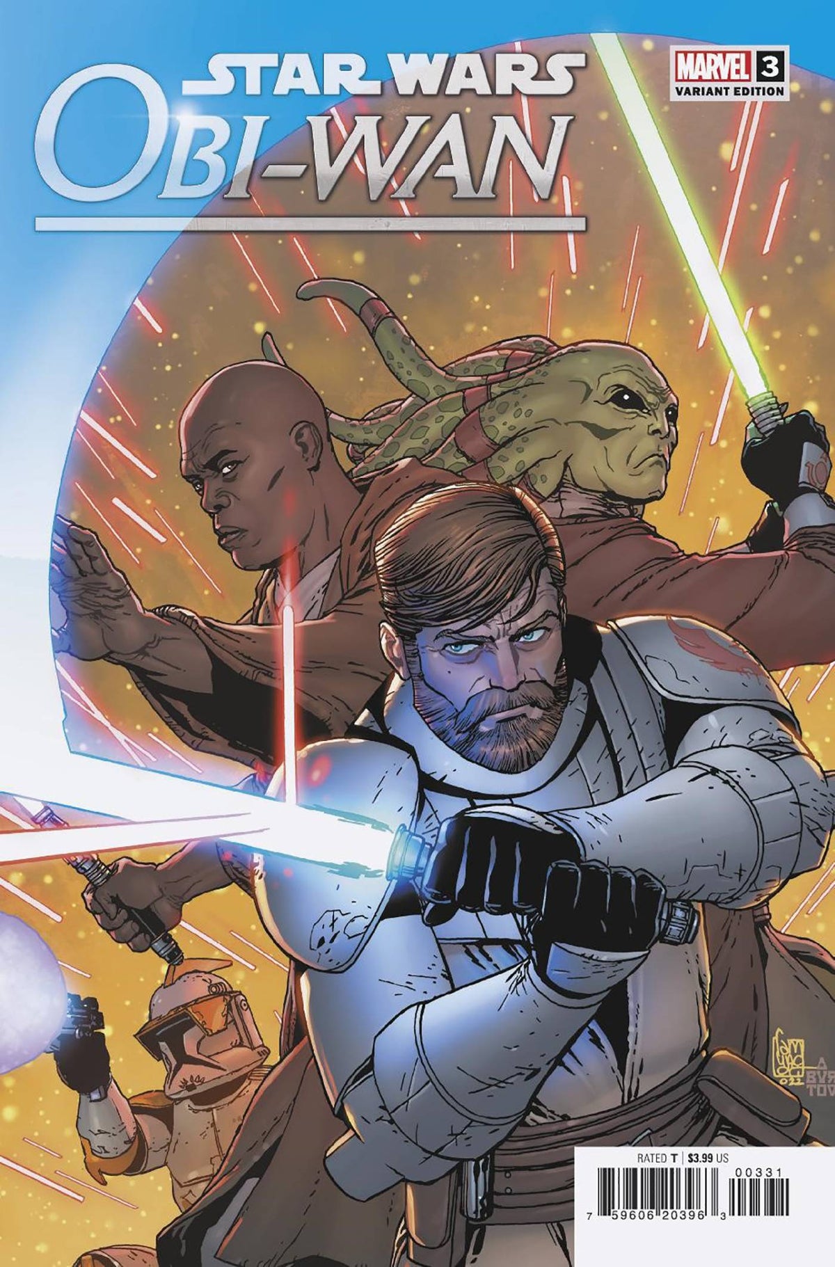 Marvel Comic Books STAR WARS OBI-WAN KENOBI #3 (OF 5) CAMUNCOLI VAR 75960620396300331 MAY220990