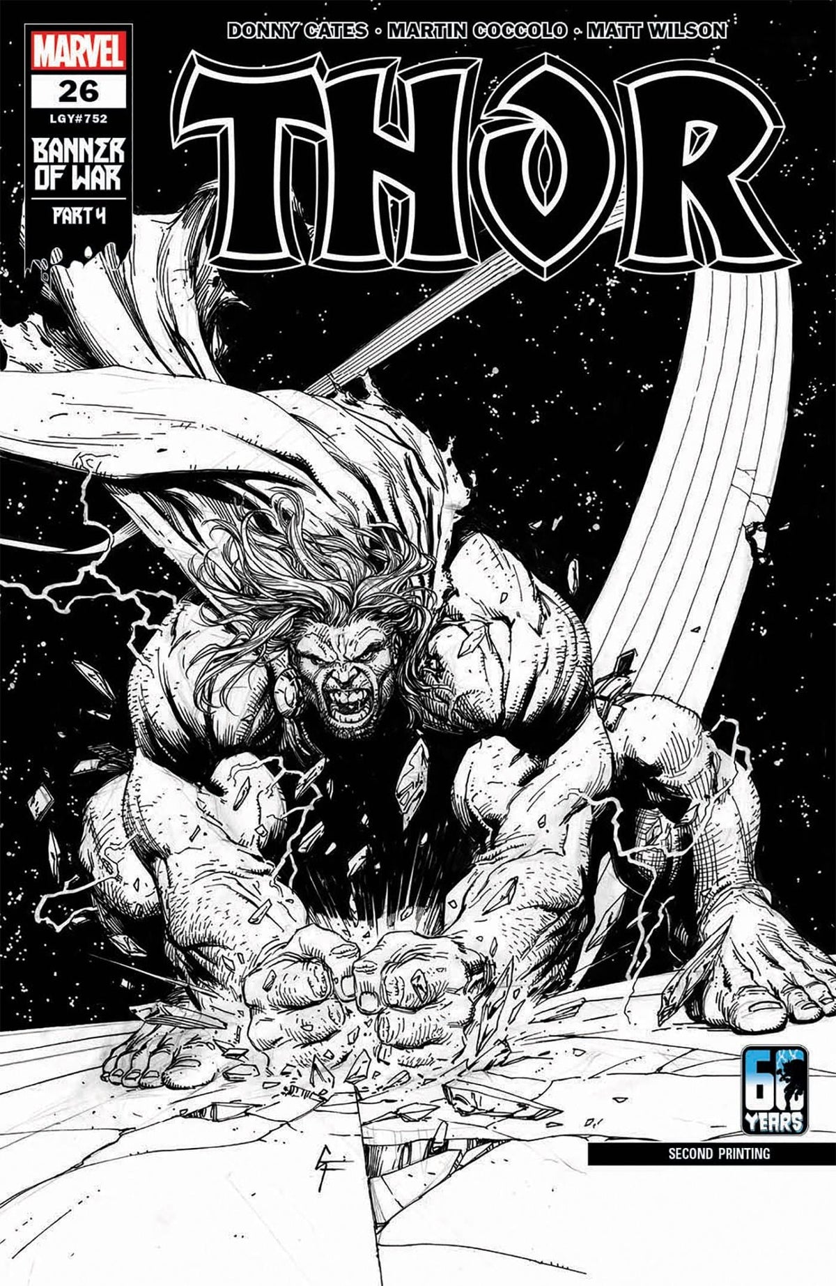 THOR #26 2ND PTG 10 COPY INCV FRANK SKETCH VAR - Third Eye