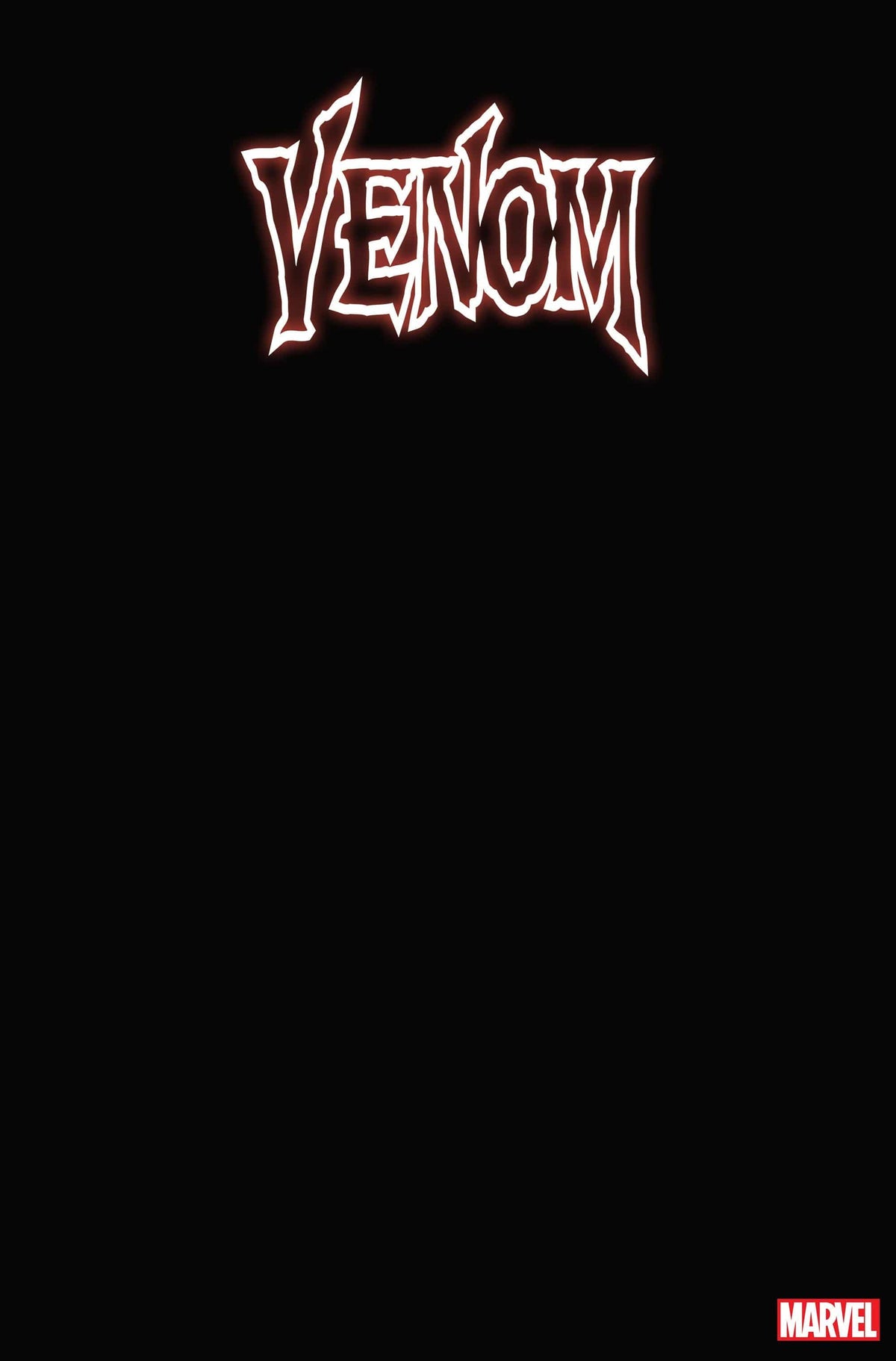 Marvel Comic Books VENOM #1 BLACK BLANK VAR 75960620191400121 AUG211027