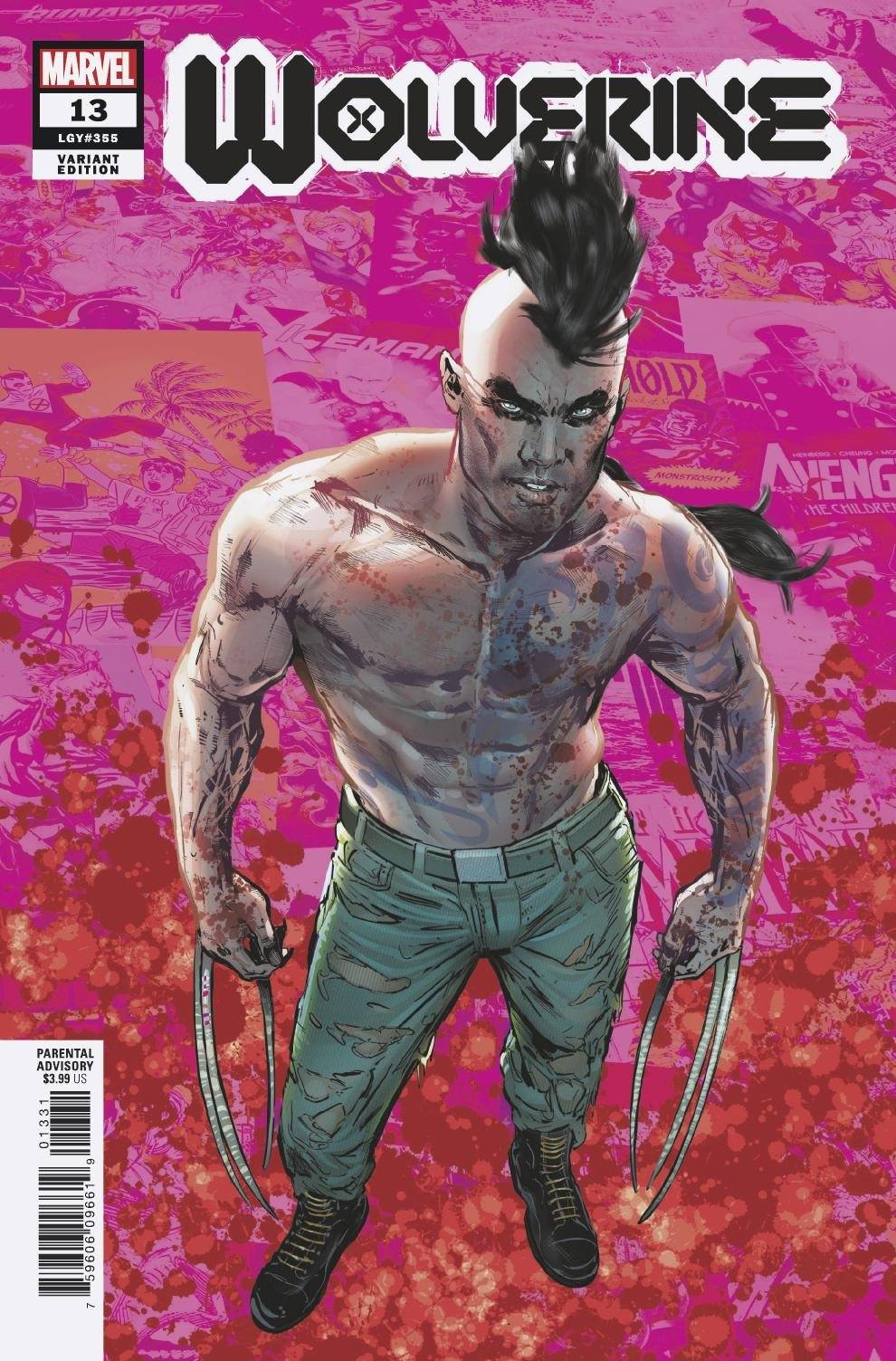 Marvel Comic Books WOLVERINE #13 JIMENEZ PRIDE MONTH VAR GALA 75960609661901331 APR210792