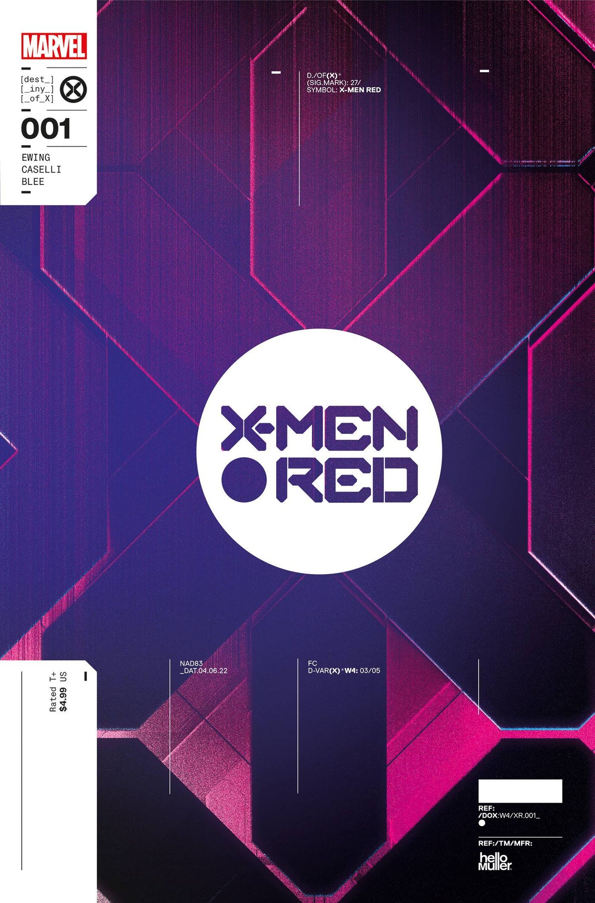 X-MEN RED #1 MULLER DESIGN VAR - Third Eye