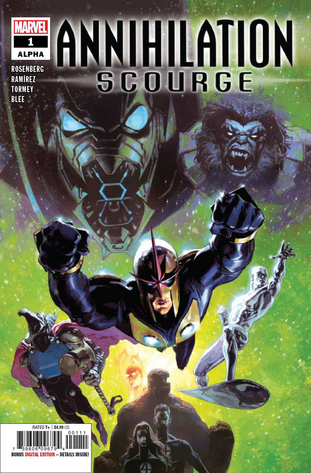 ANNIHILATION SCOURGE ALPHA #1 SIGNED BY MATTHEW ROSENBERG - Third Eye