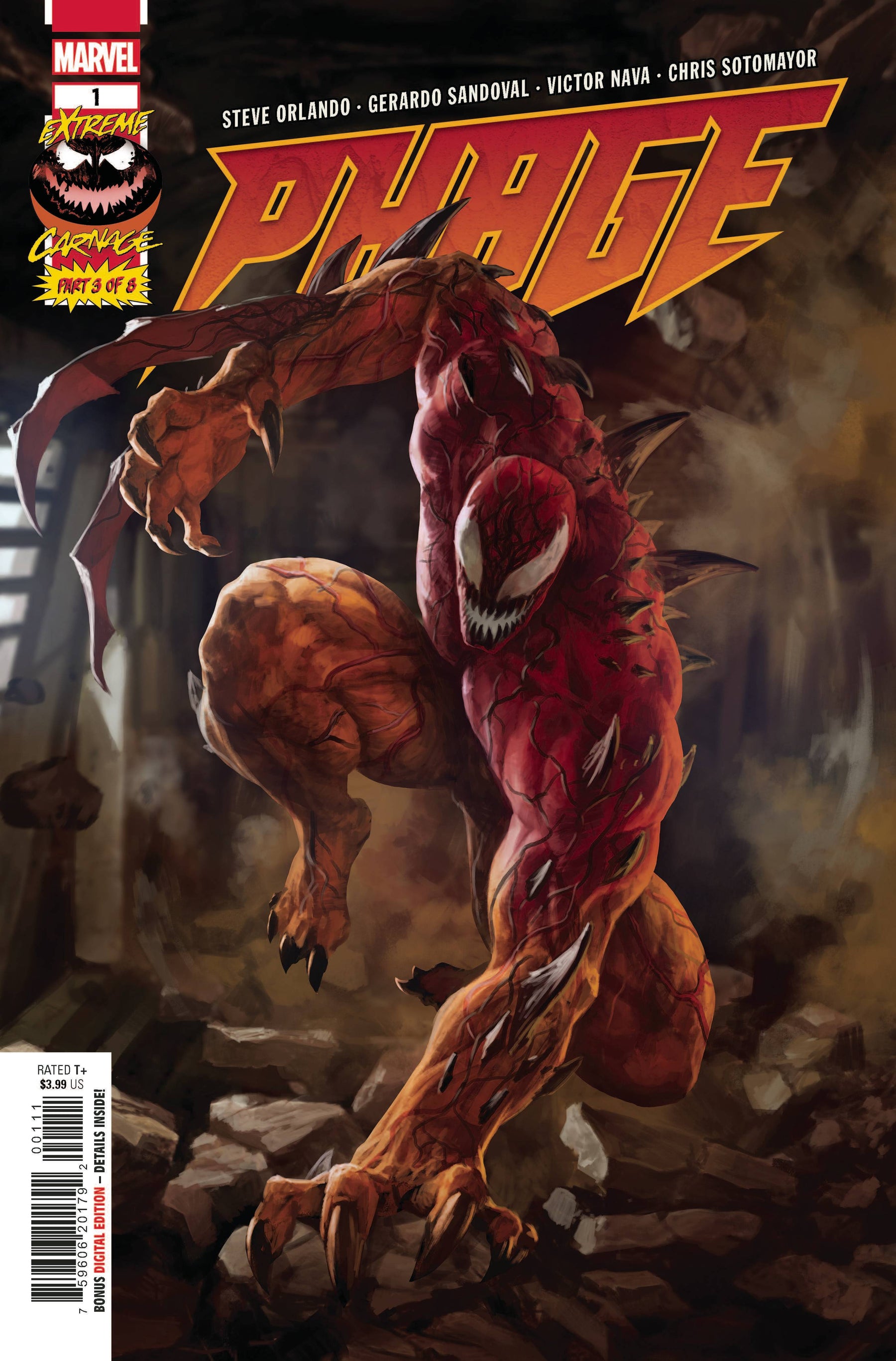 EXTREME CARNAGE: PHAGE SIGNED BY STEVE ORLANDO - Third Eye