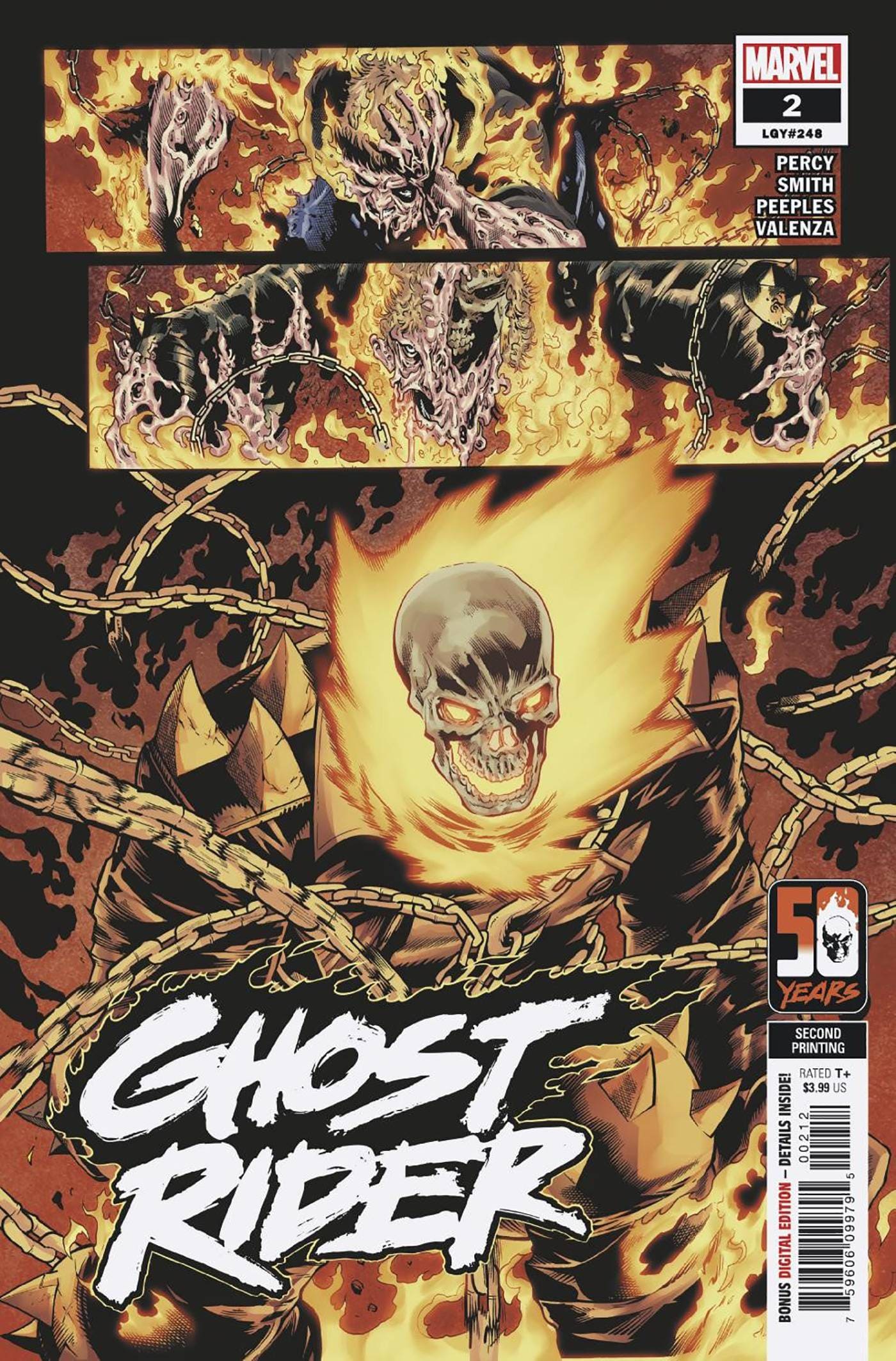 GHOST RIDER #2 2ND PRINT SMITH COVER