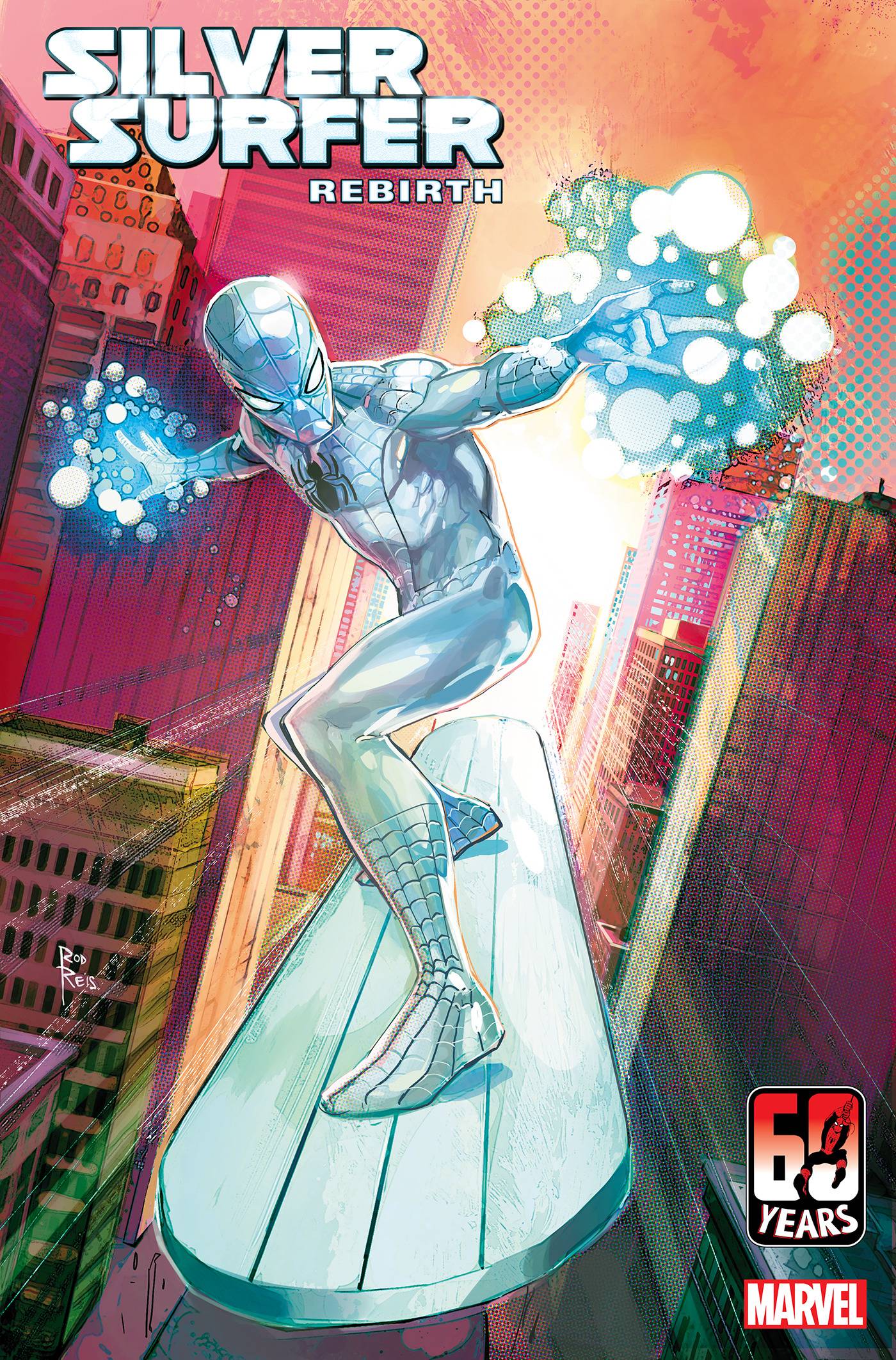 SILVER SURFER REBIRTH #4 (OF 5) REIS SPIDER-MAN COVEER