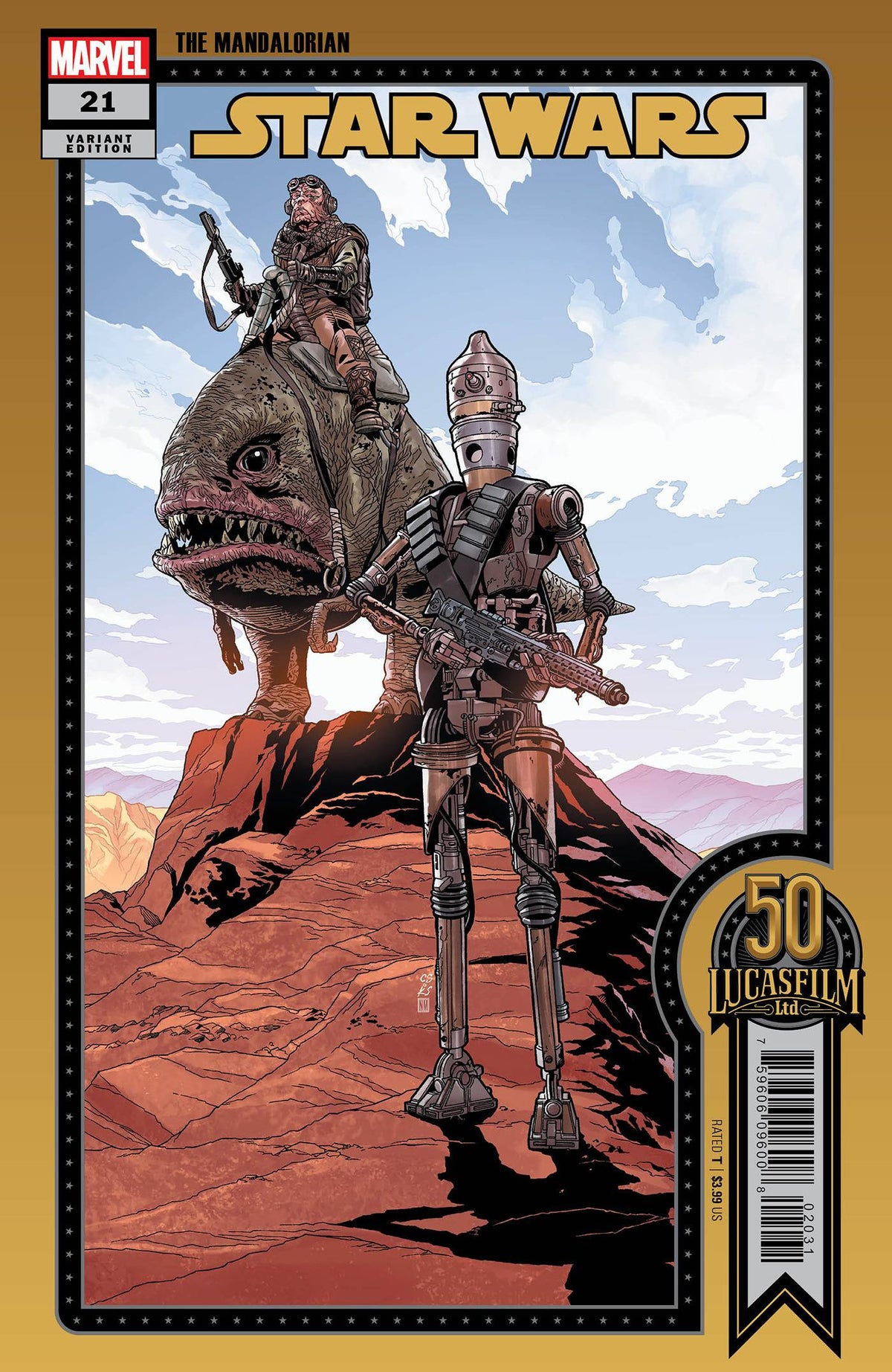 STAR WARS #21 SPROUSE LUCASFILM 50TH VARIANT - Third Eye