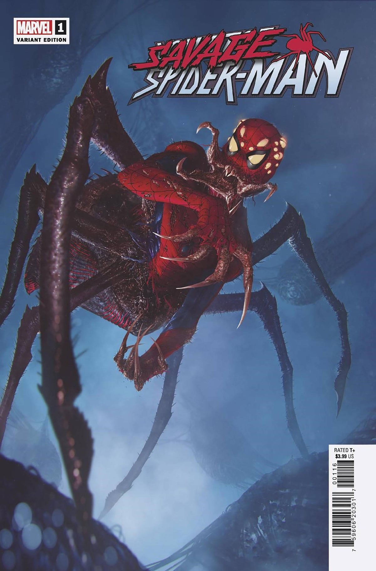 SAVAGE SPIDER-MAN #1 (OF 5) 1:50 RAHZZAH VARIANT - Third Eye