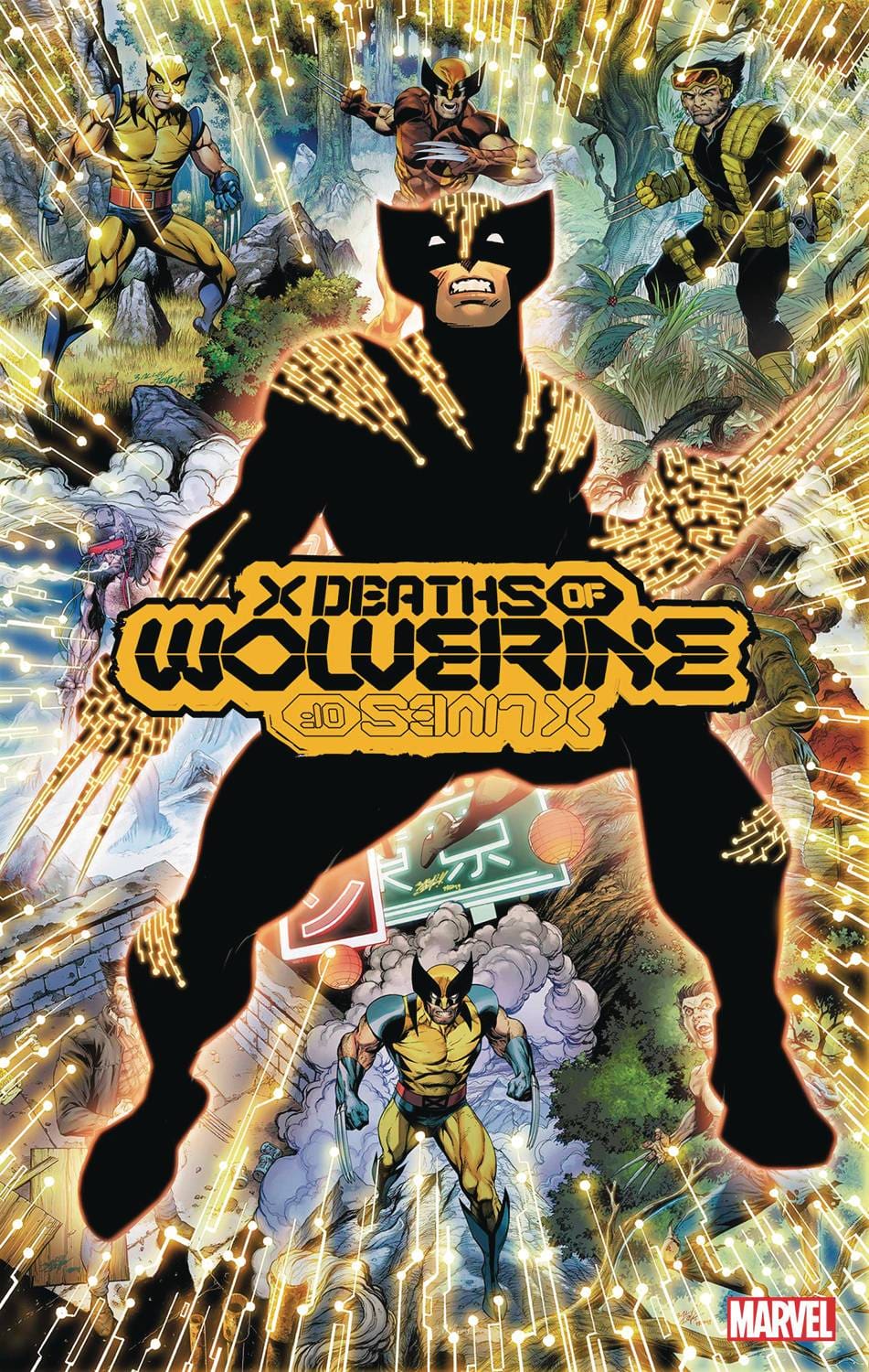 X DEATHS OF WOLVERINE #5 (OF 5) BAGLEY TRADING CARD VARIANT