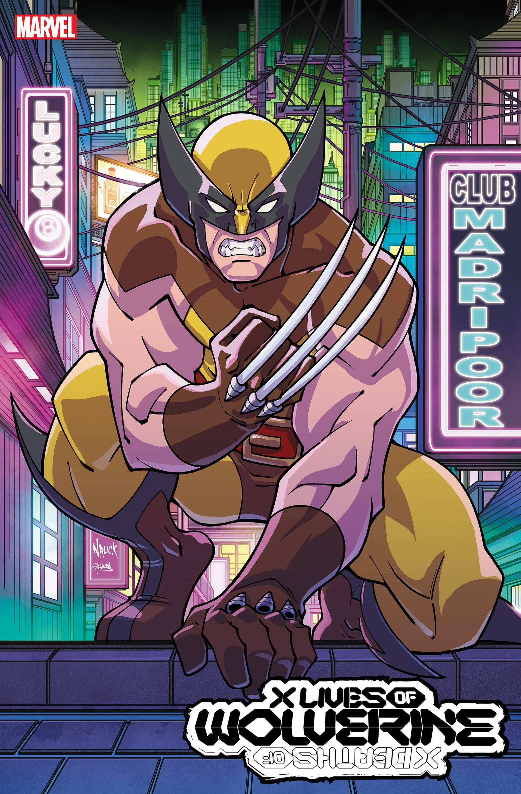 X LIVES OF WOLVERINE #1 1:25 NAUCK ANIMATION STYLE VARIANT