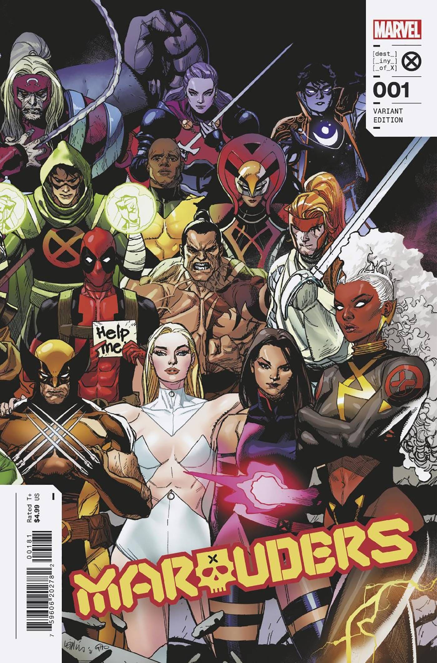 MARAUDERS #1 YU PROMO VARIANT SIGNED BY WRITER STEVE ORLANDO