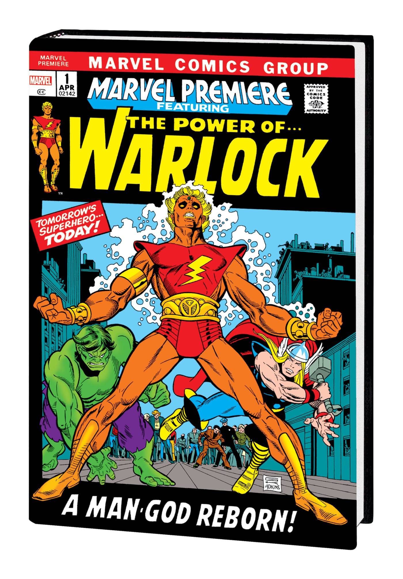 MARVEL PRH Graphic Novel Adam Warlock Omnibus HC Kane Cvr 9781302949877 SEP221110