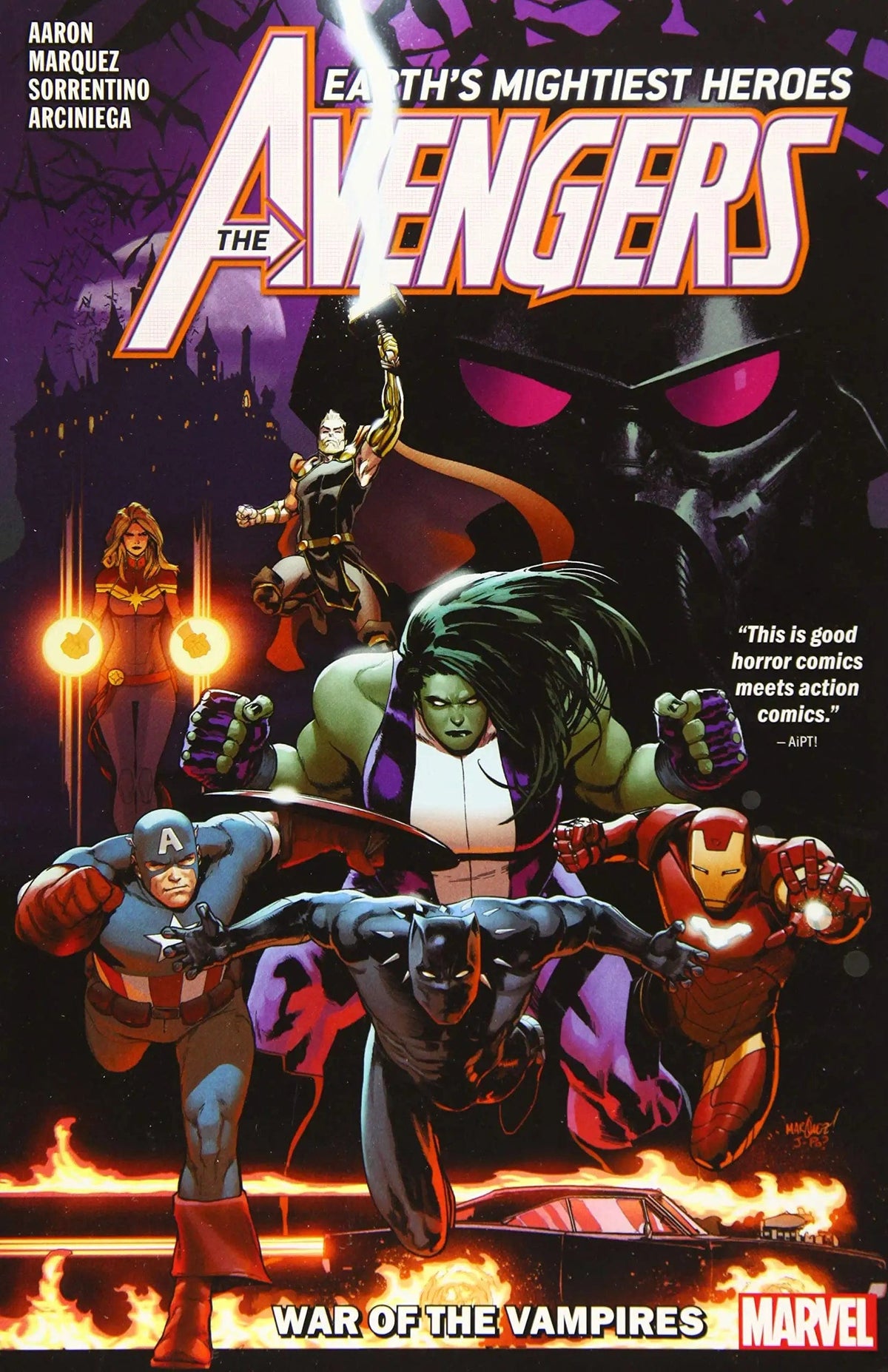 MARVEL PRH Graphic Novel Avengers By Jason Aaron TP Vol 03 War Of Vampire 9781302914615 MAR191016