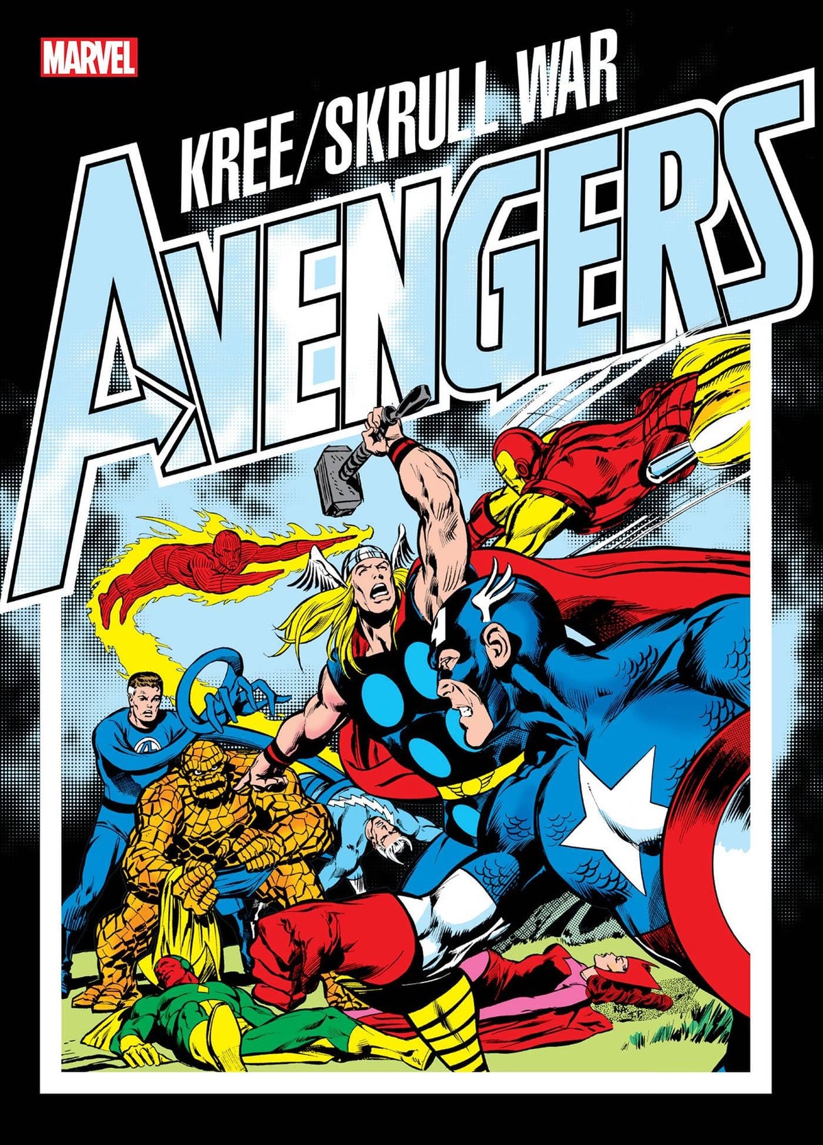 MARVEL PRH Graphic Novel Avengers Kree Skrull War Gallery Edition HC 9781302949594 JUL220961