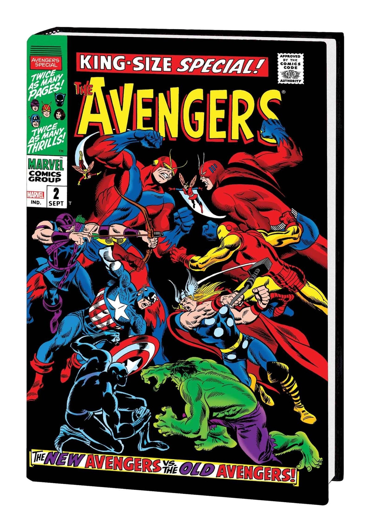 MARVEL PRH Graphic Novel Avengers Omnibus HC Vol 02 John Buscema DM Var 9781302953577 FEB230916