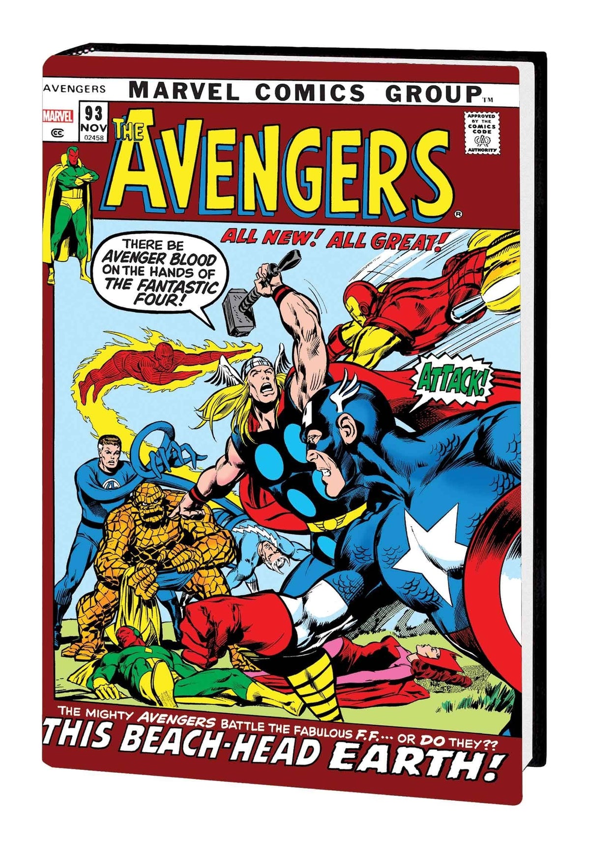 MARVEL PRH Graphic Novel Avengers Omnibus HC Vol 04 DM Var 9781302953638 MAR230942