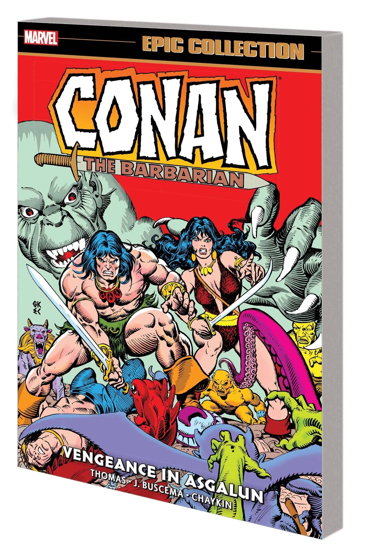 MARVEL PRH Graphic Novel Conan Barbarian Epic Coll Og Marvel Yrs TP Vengeance Asgalun 9781302933548 JUN221101