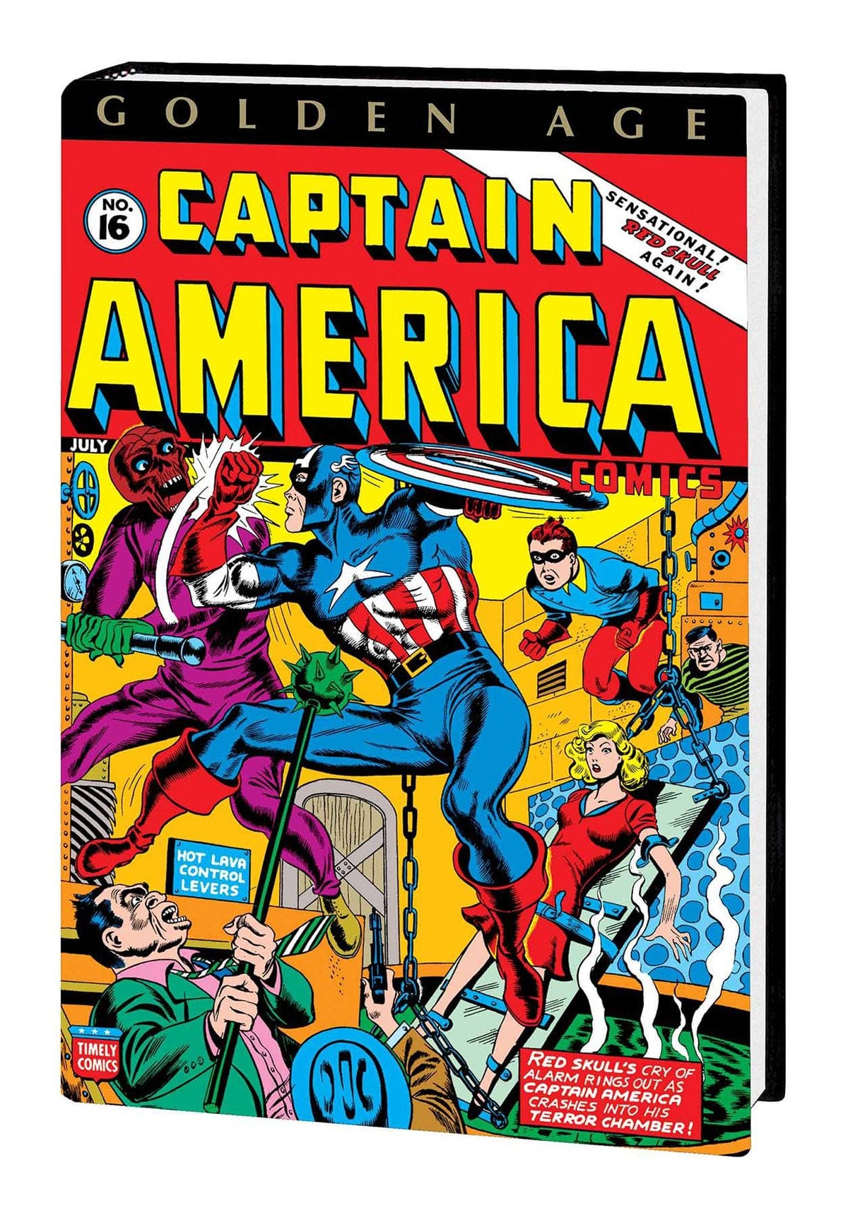 MARVEL PRH Graphic Novel Golden Age Captain America Omnibus HC Vol 02 Avison DM Var 9781302926724 JAN210726