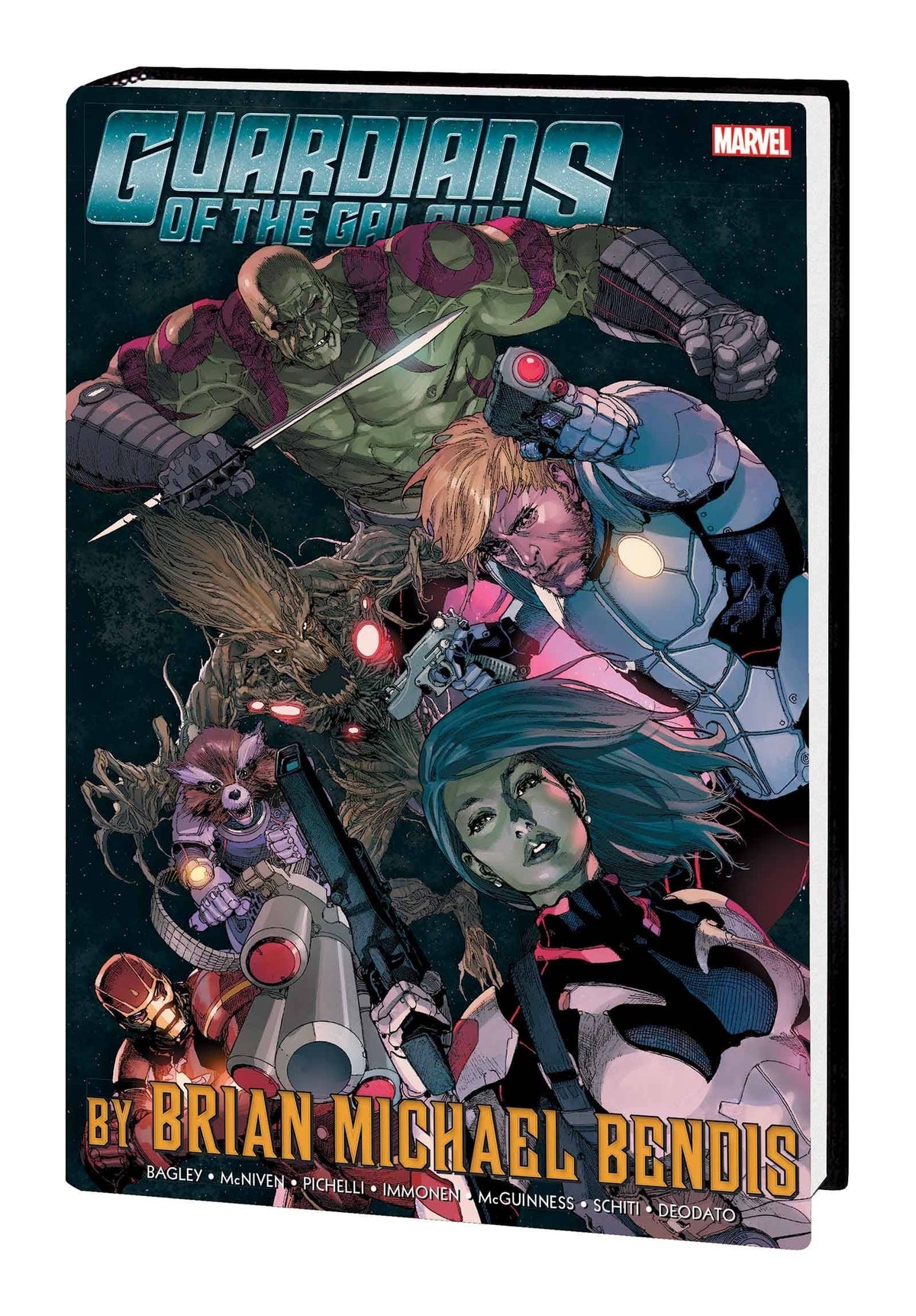 MARVEL PRH Graphic Novel Guardians Of The Galaxy By Bendis Omnibus HC Vol 01 Yu Cvr N 9781302949778 AUG220964