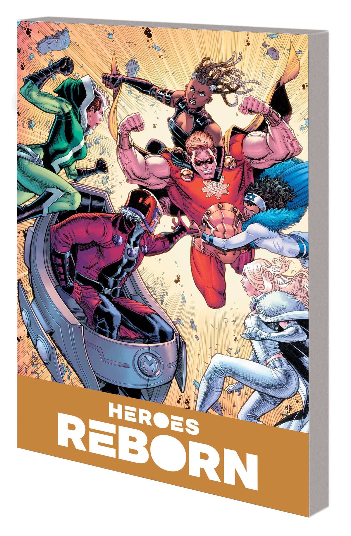 MARVEL PRH Graphic Novel Heroes Reborn America Mightiest Hero Companion TP Vol 01 9781302931131 JUN210782