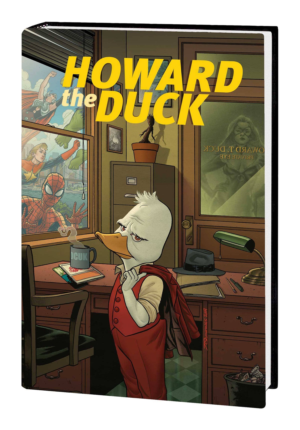 MARVEL PRH Graphic Novel Howard Duck Zdarsky Quinones Omnibus HC Quinones Cvr 9781302932015 JUN210756