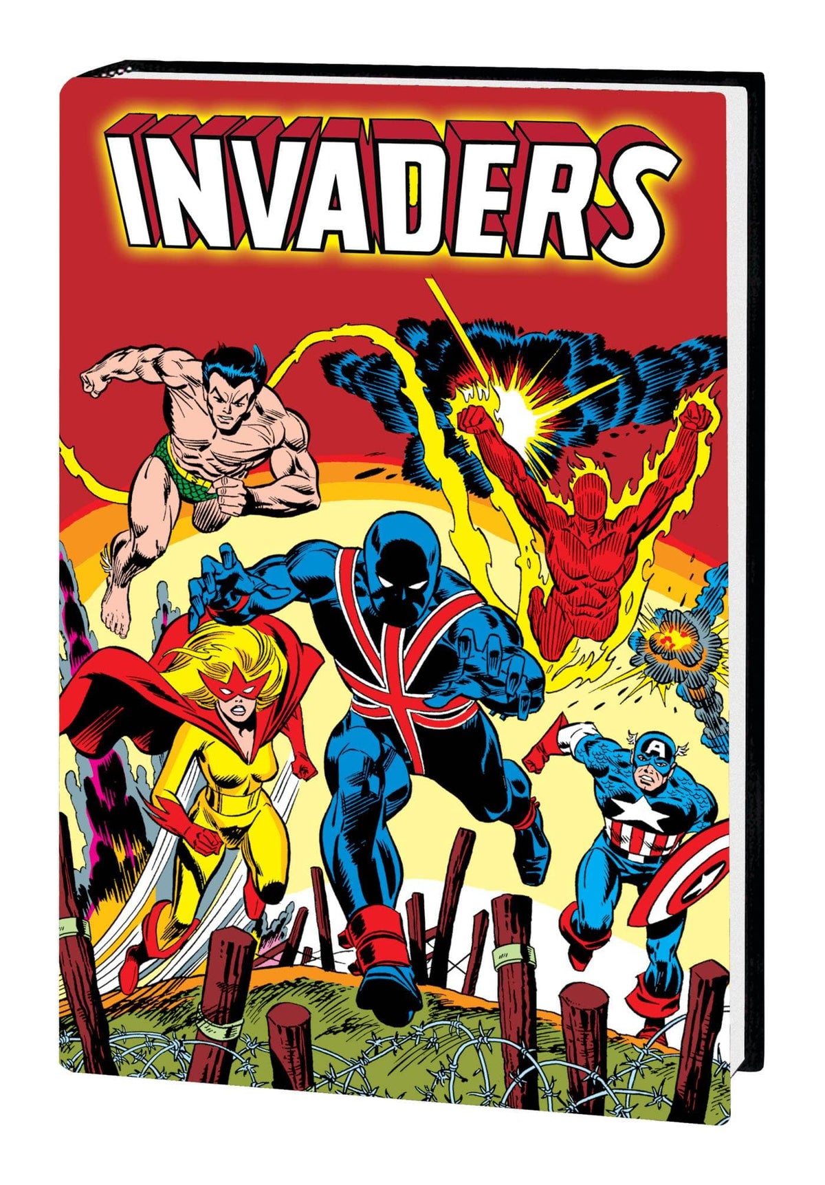 MARVEL PRH Graphic Novel Invaders Omnibus HC Kane DM Var 9781302934774 AUG211272
